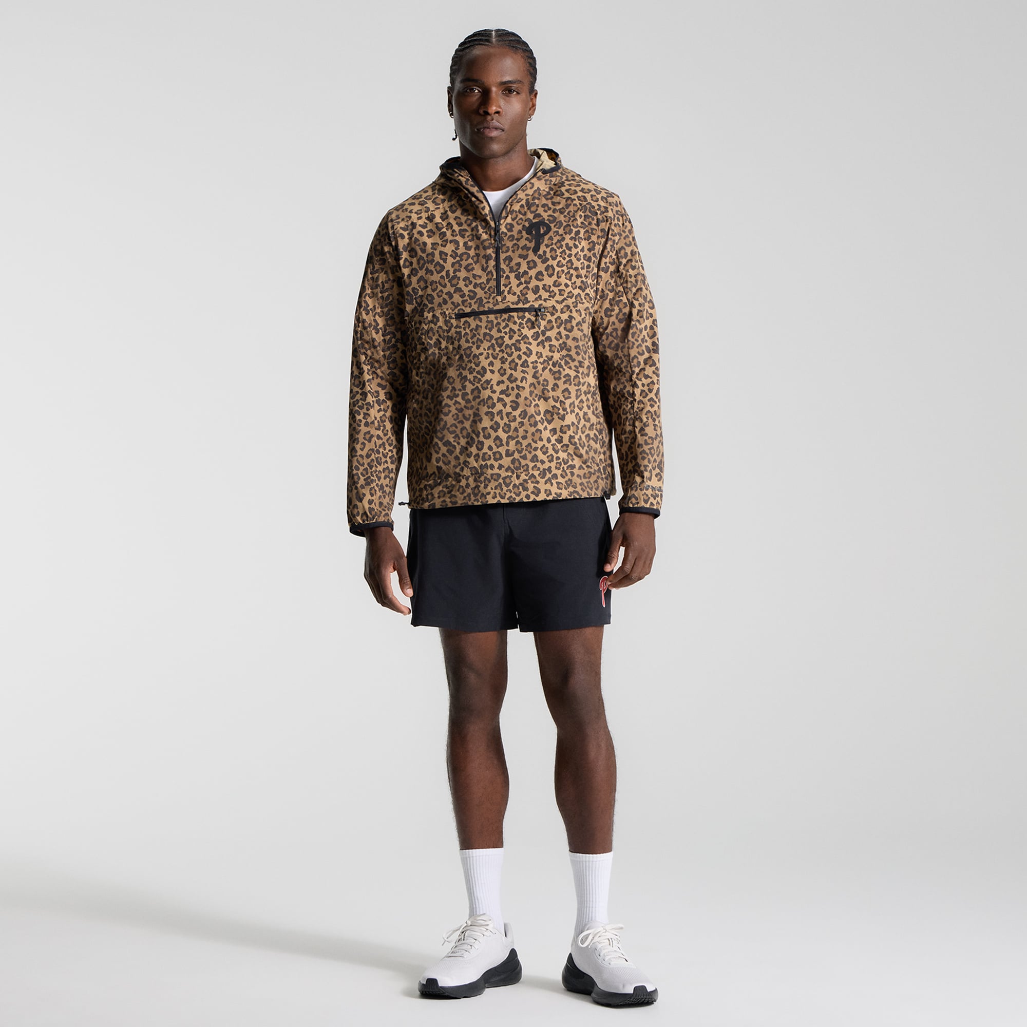 Men's lululemon Philadelphia Phillies Multi-Pocket Running Anorak *Leopard
