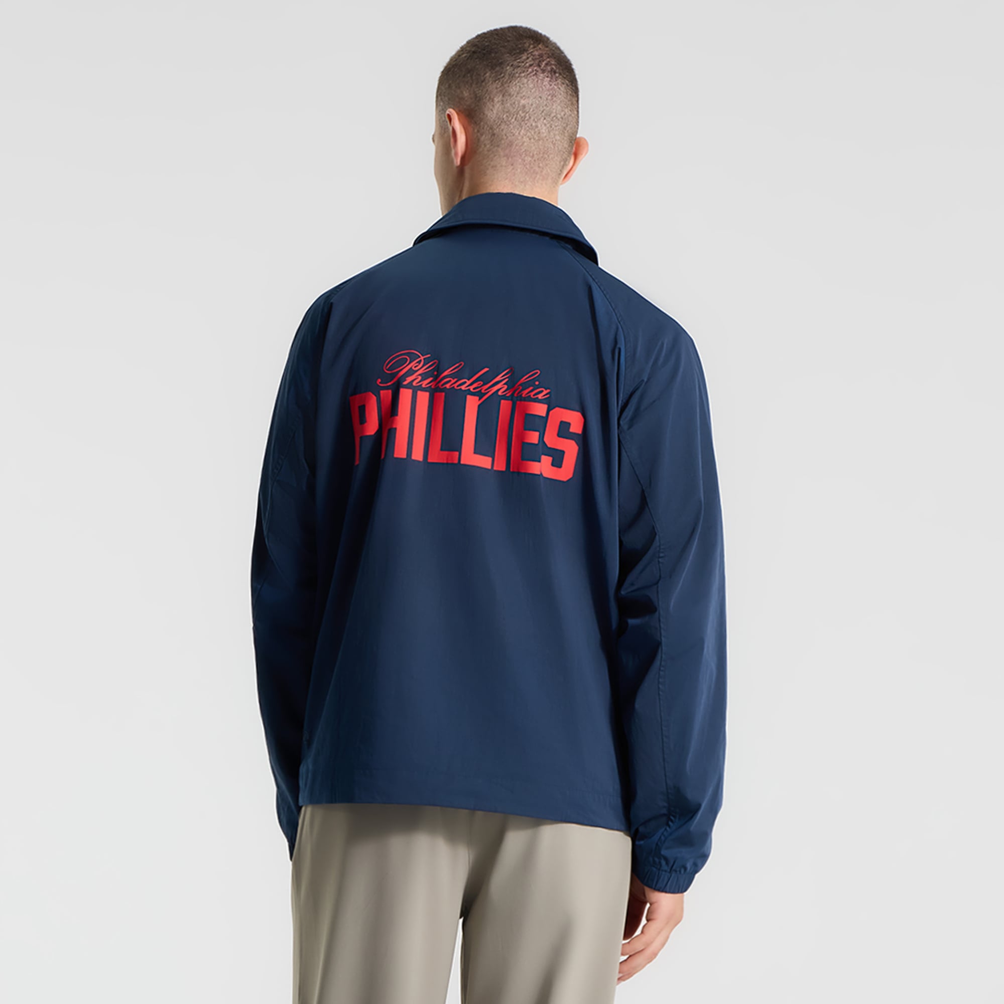 Men's lululemon True Navy Philadelphia Phillies Raglan Coaches Jacket