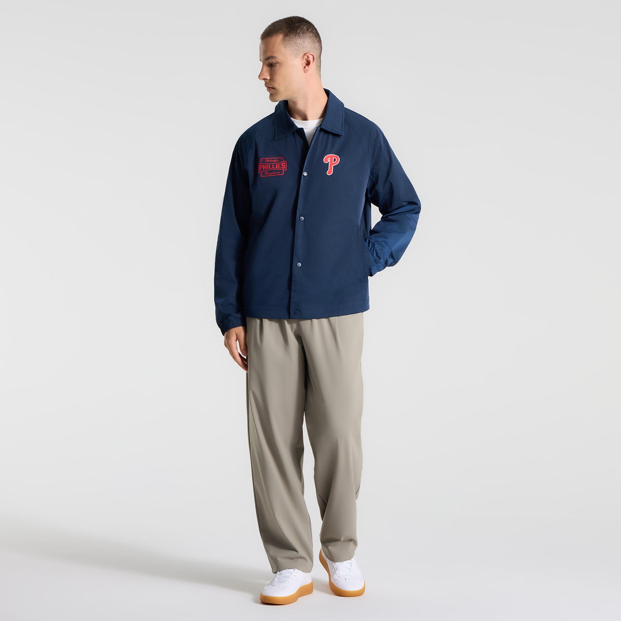 Men's lululemon True Navy Philadelphia Phillies Raglan Coaches Jacket