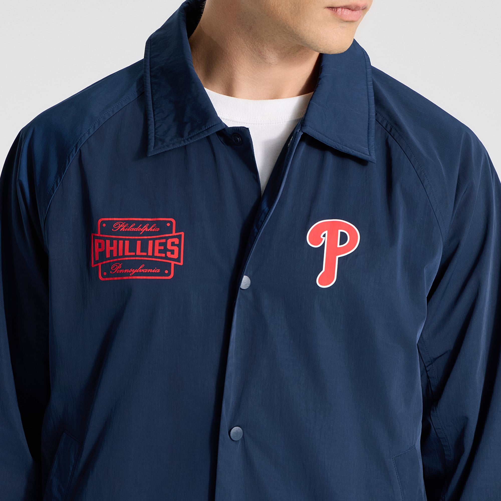 Men's lululemon True Navy Philadelphia Phillies Raglan Coaches Jacket