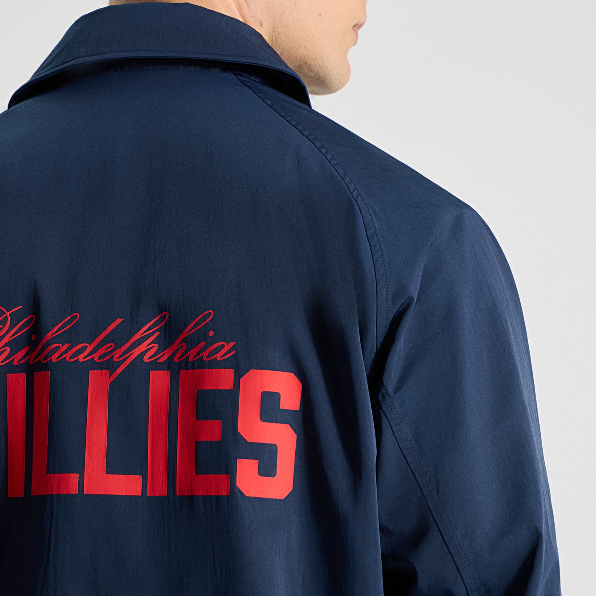 Men's lululemon True Navy Philadelphia Phillies Raglan Coaches Jacket