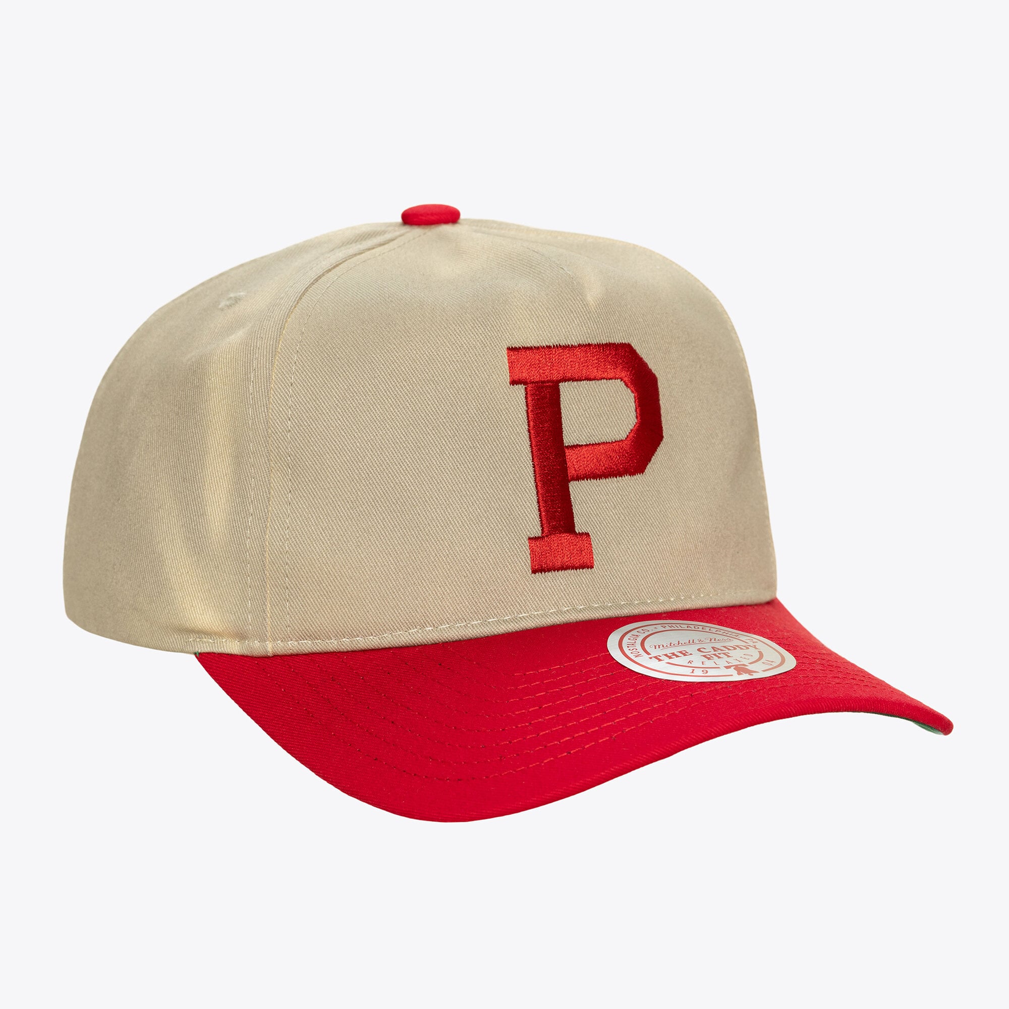 Men's Mitchell & Ness  Cream Philadelphia Phillies Retro Roots Deadstock Cooperstown Snapback Hat