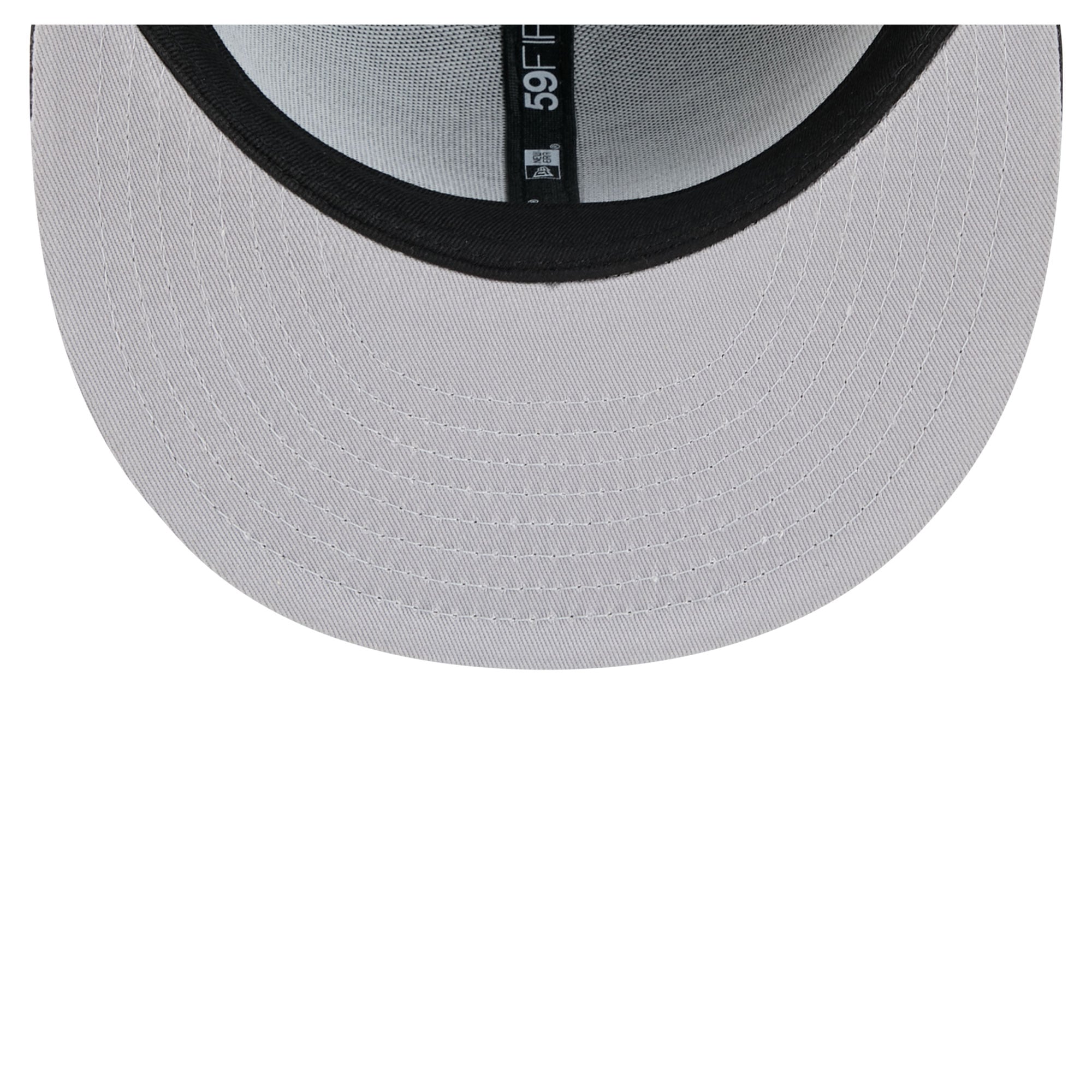 Casquette ajustée New Era 59FIFTY noire pour homme, logo Philadelphia Phillies.