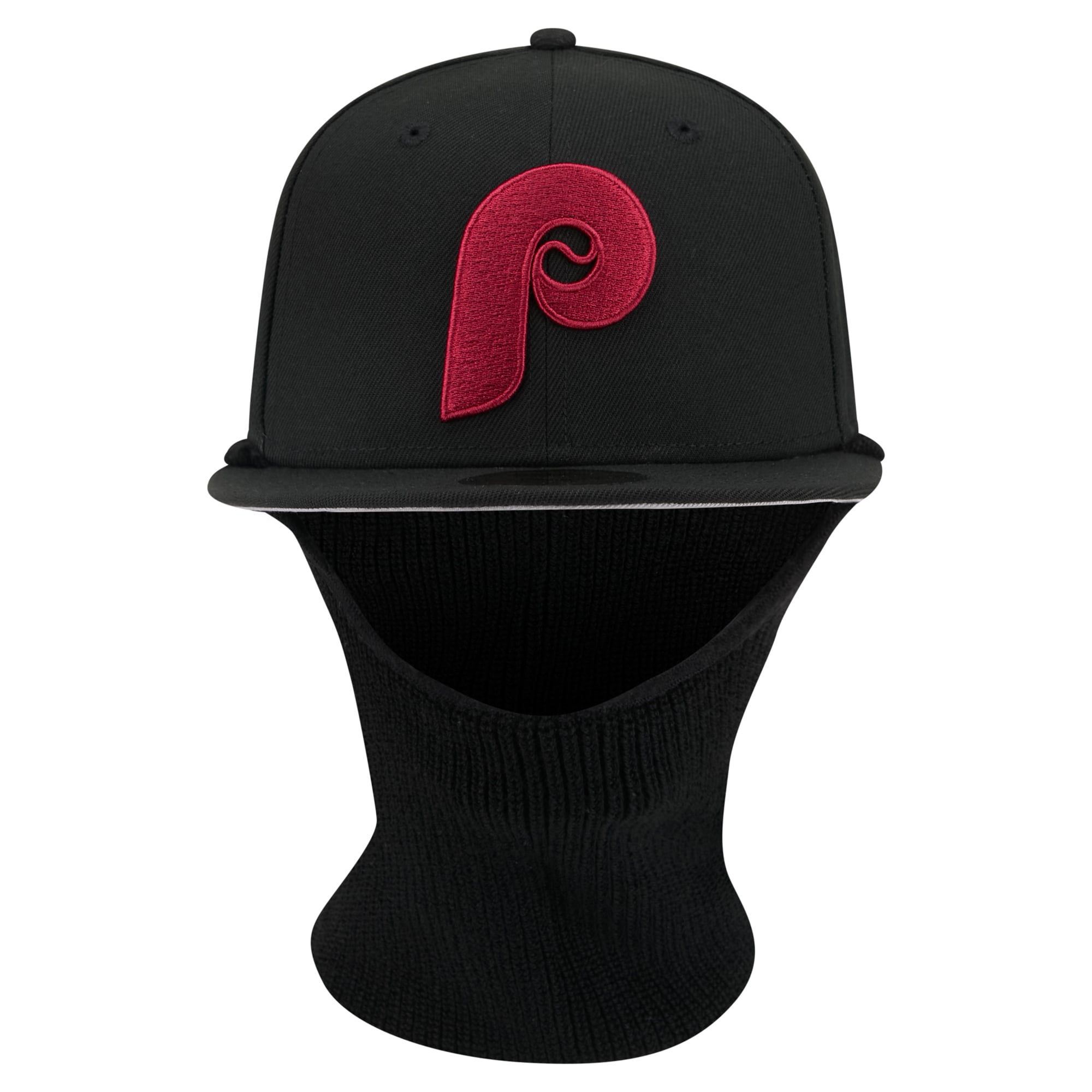 Casquette ajustée New Era noire Philadelphia Phillies 59FIFTY pour homme
