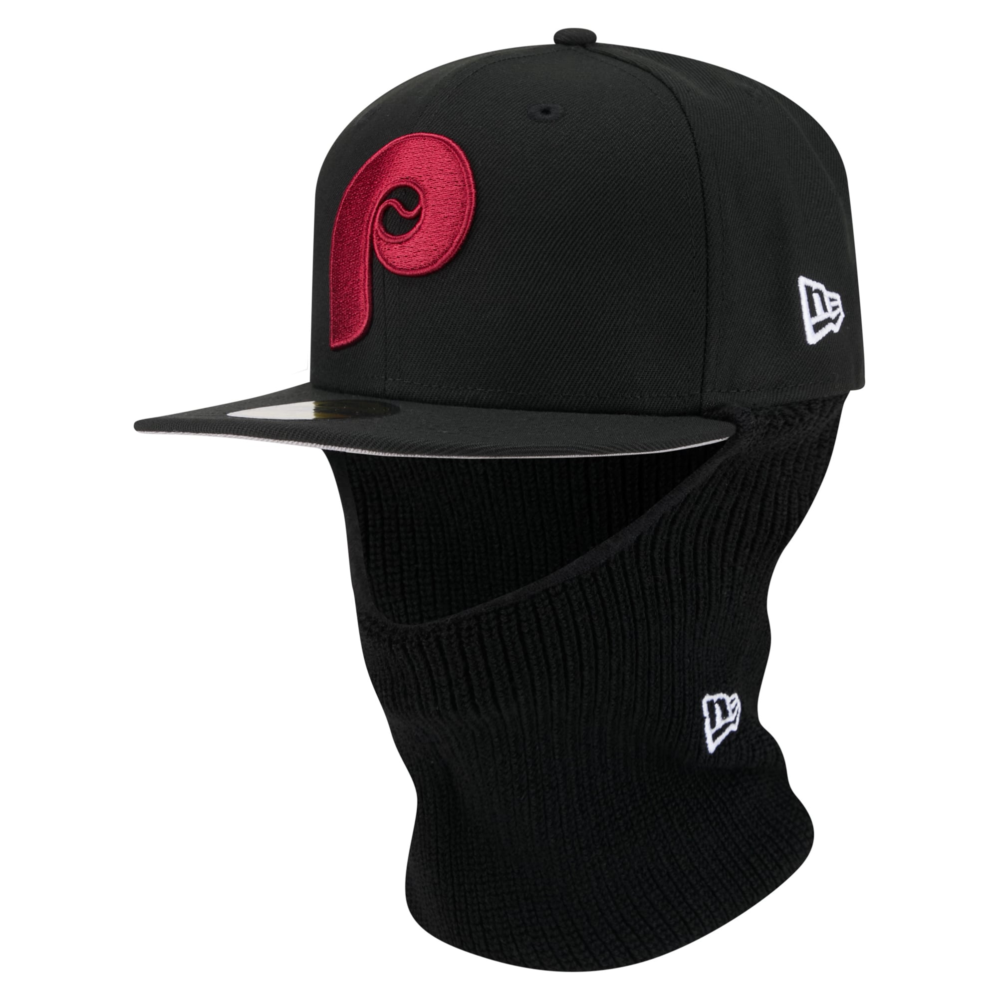 Casquette ajustée New Era noire Philadelphia Phillies 59FIFTY pour homme