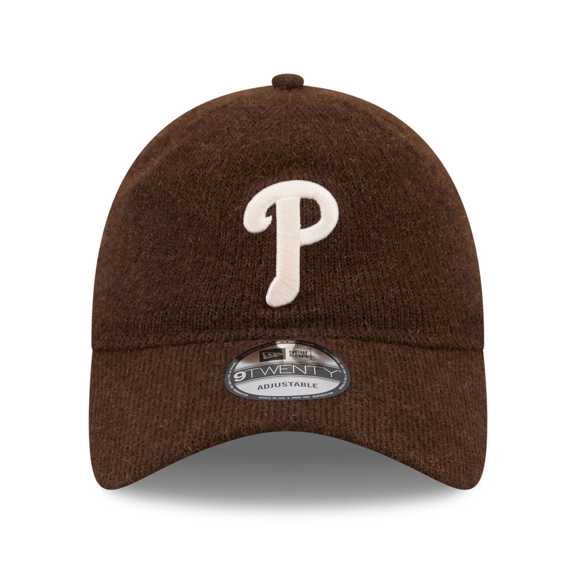 Casquette ajustable New Era 9TWENTY en laine marron Philadelphia Phillies pour homme