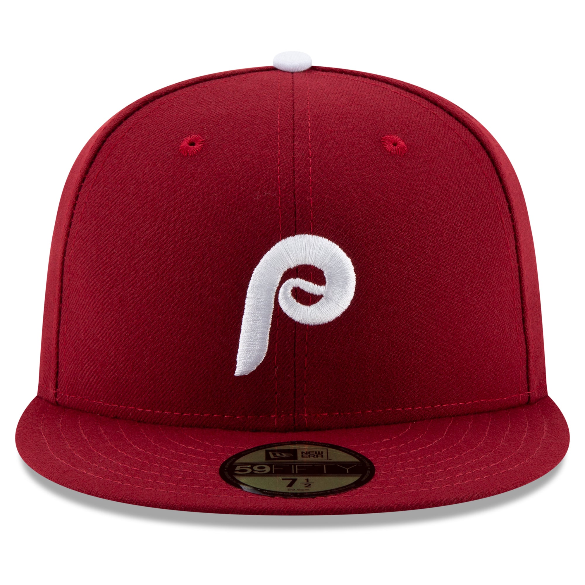 Casquette ajustée New Era 59FIFTY pour homme, coloris bleu royal/rouge, Philadelphia Phillies, écusson latéral des séries éliminatoires de la MLB 2026