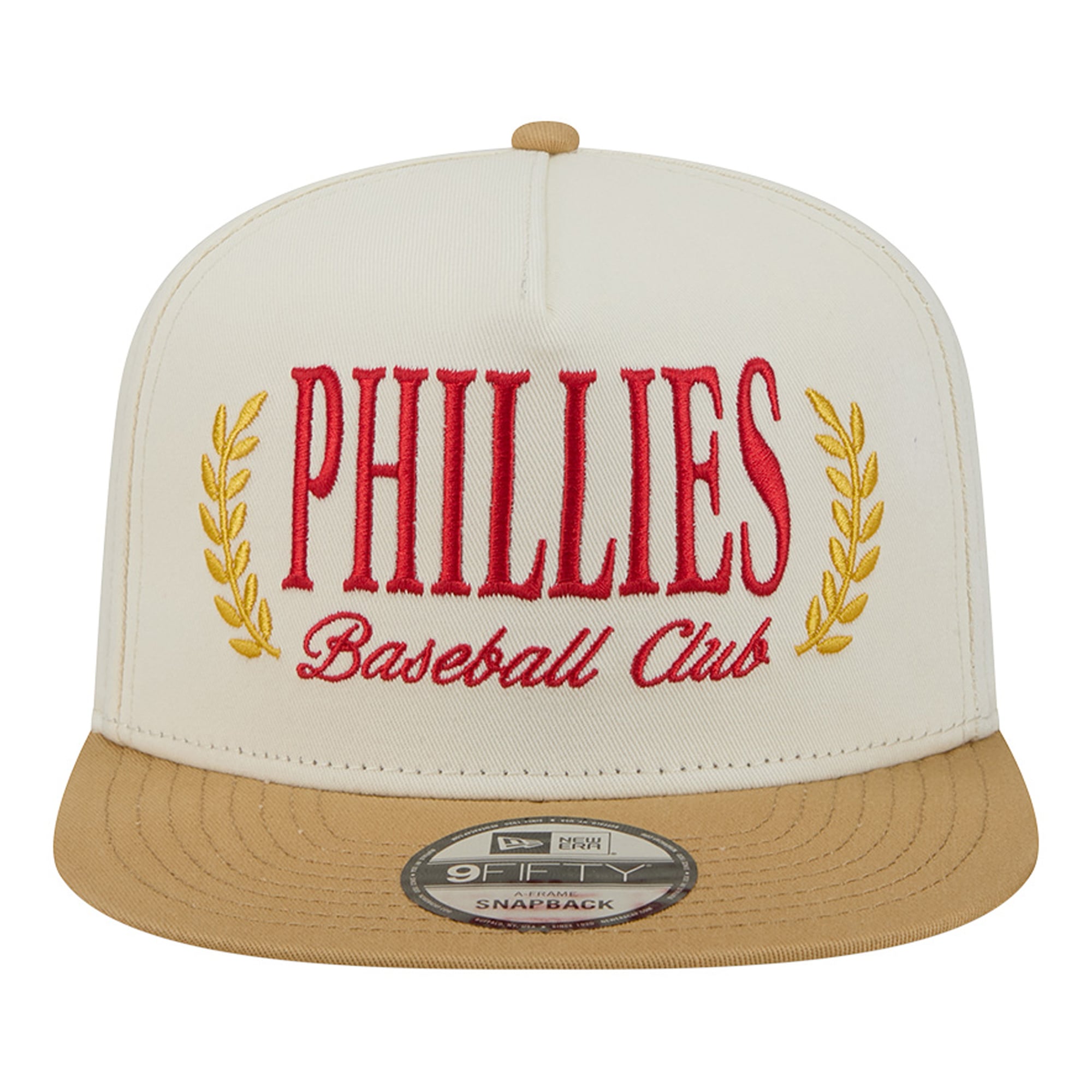 Casquette snapback New Era crème Philadelphia Phillies Club 9FIFTY pour homme