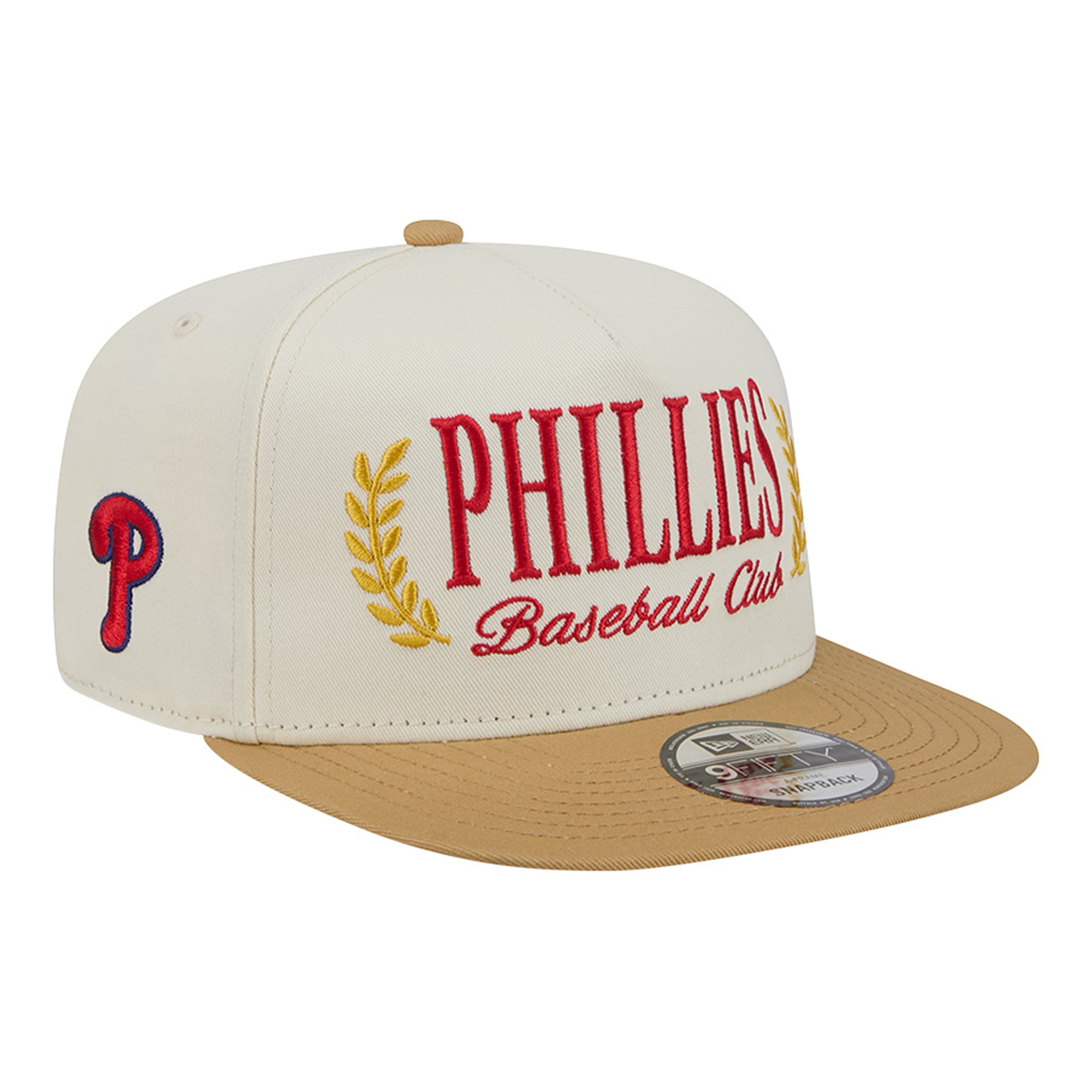 Casquette snapback New Era crème Philadelphia Phillies Club 9FIFTY pour homme