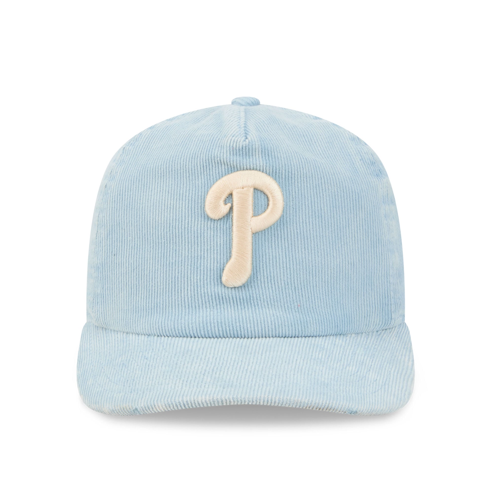 Casquette ajustable New Era 19TWENTY bleu clair en velours côtelé Philadelphia Phillies pour homme