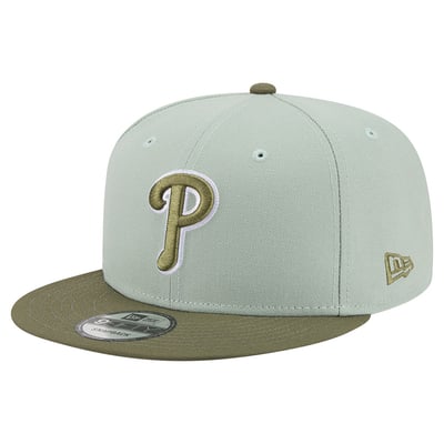Philadelphia Phillies New Era Color Pack 9FIFTY Snapback Hat - Light Green/Olive