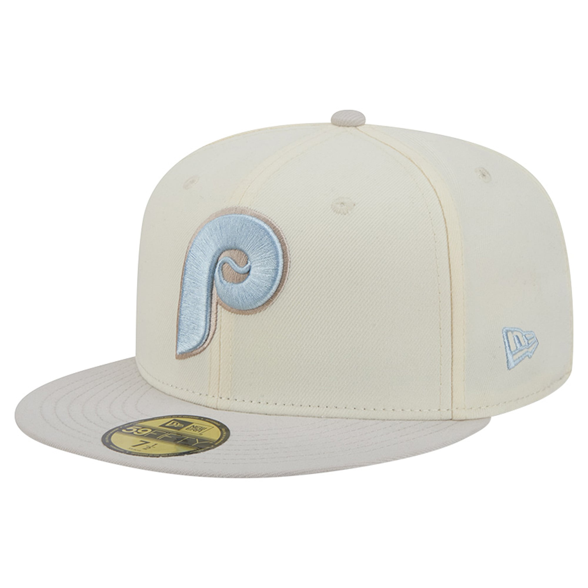 Men's New Era Natural Philadelphia Phillies Crisp Equinox World Series 59FIFTY Fitted Hat