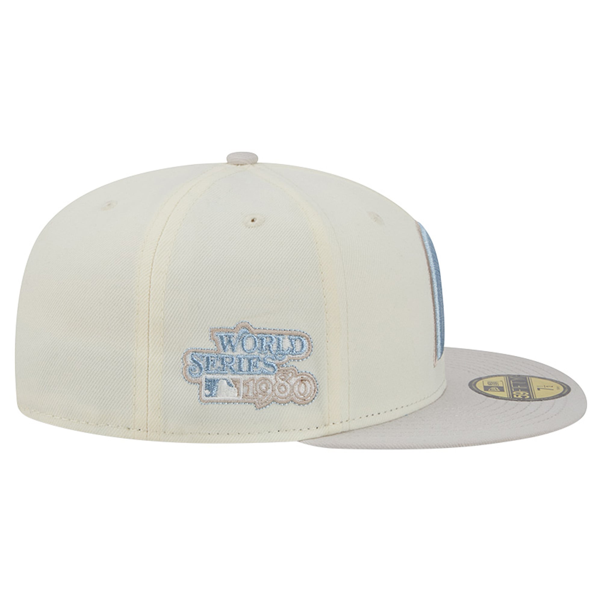 Men's New Era Natural Philadelphia Phillies Crisp Equinox World Series 59FIFTY Fitted Hat
