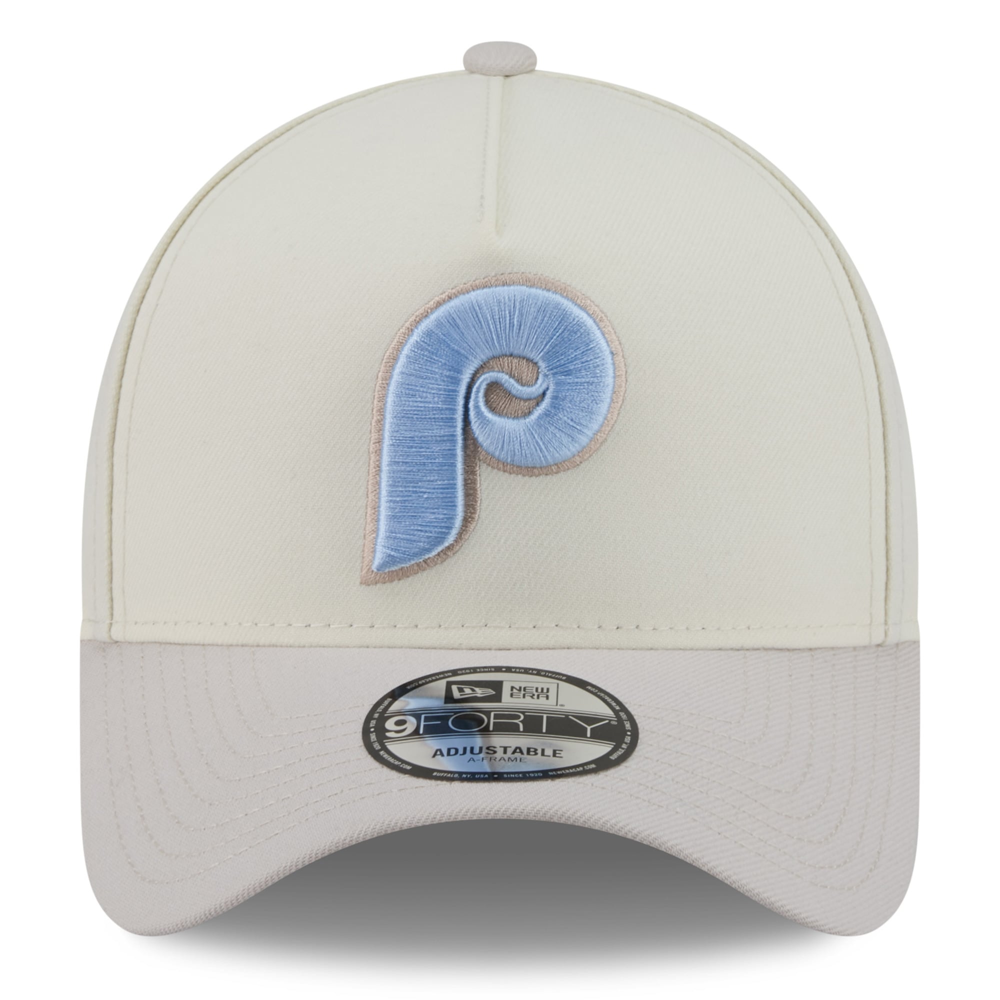 Casquette ajustable New Era Natural Philadelphia Phillies Crisp Equinox World Series 9FORTY pour homme