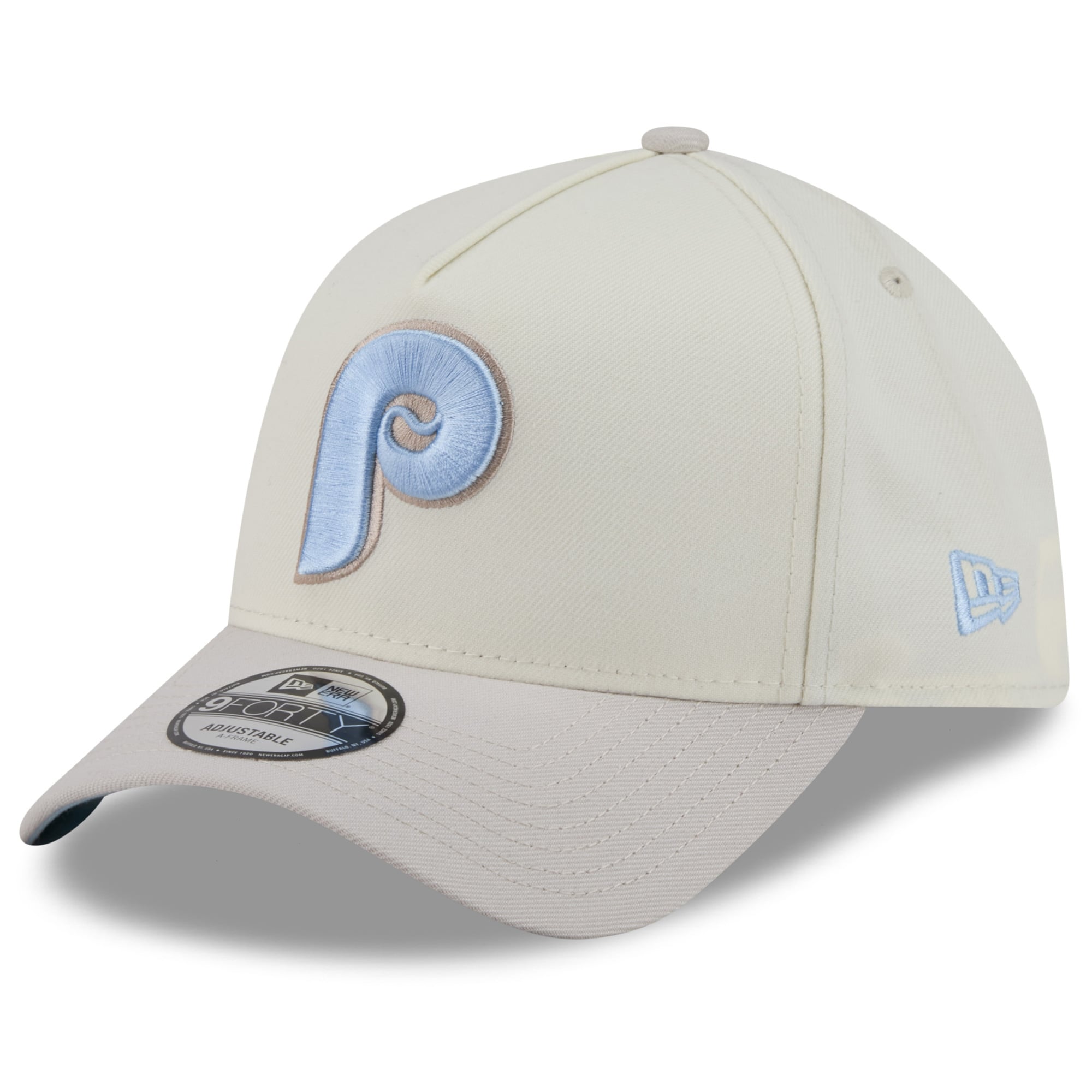 Casquette ajustable New Era Natural Philadelphia Phillies Crisp Equinox World Series 9FORTY pour homme