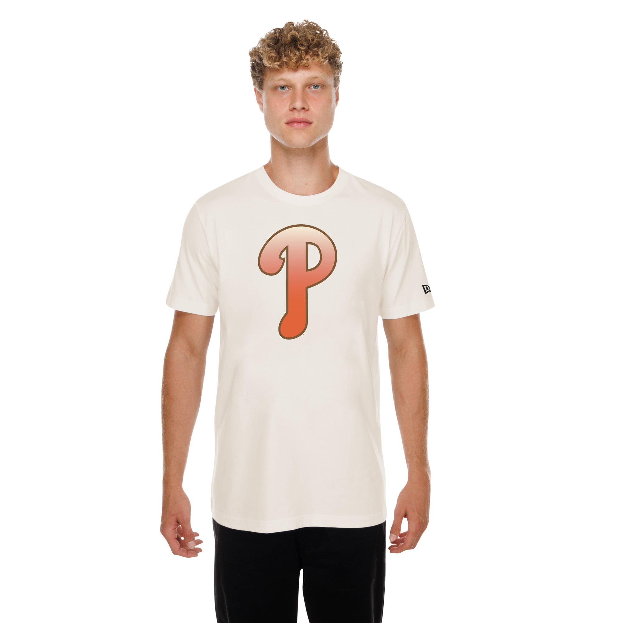 T-shirt homme New Era Natural Philadelphia Phillies Pumpkin Spice
