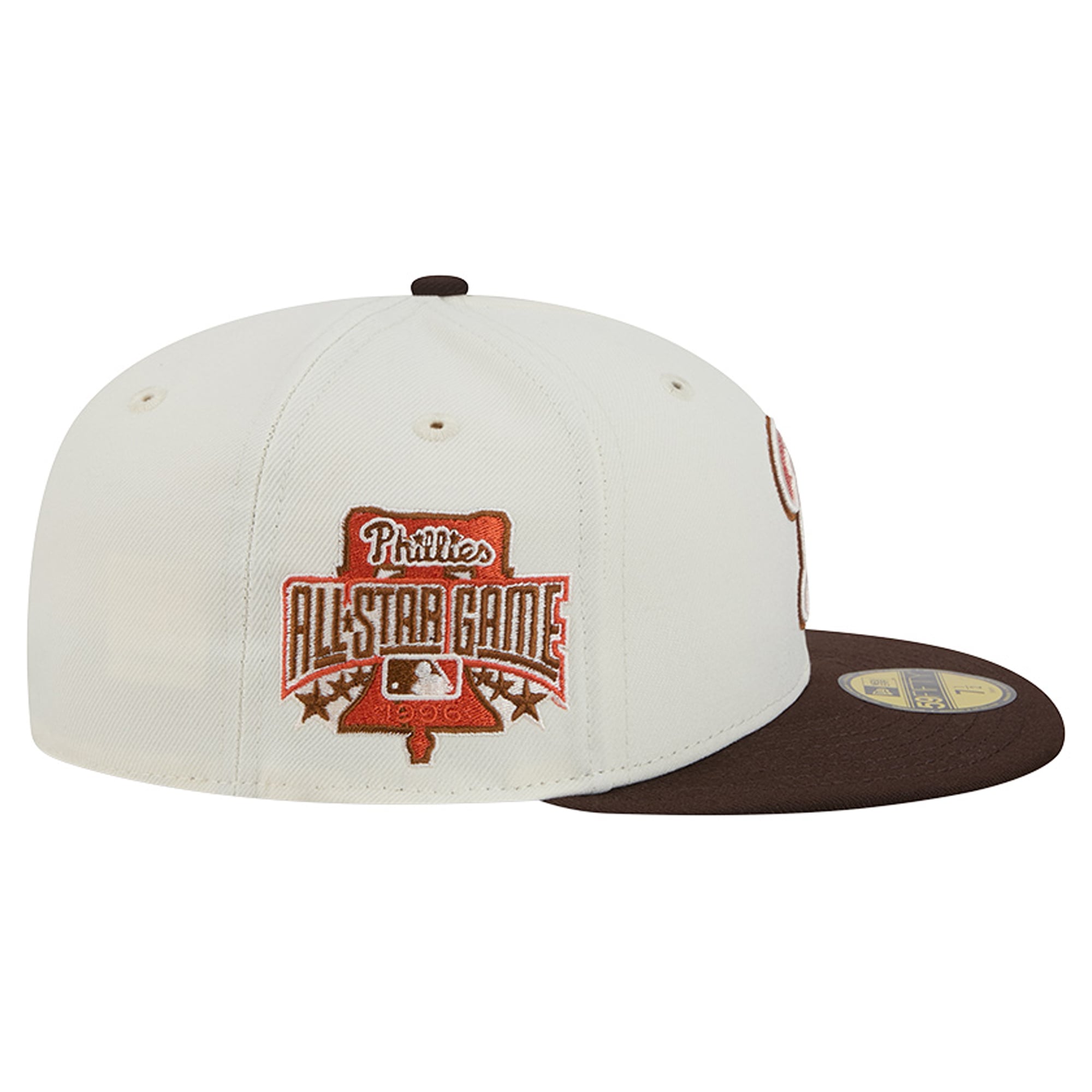Men's New Era Natural/Brown Philadelphia Phillies Pumpkin Spice 59FIFTY Fitted Hat