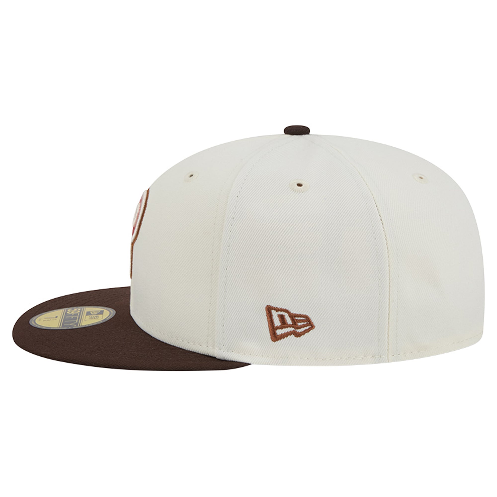 Men's New Era Natural/Brown Philadelphia Phillies Pumpkin Spice 59FIFTY Fitted Hat