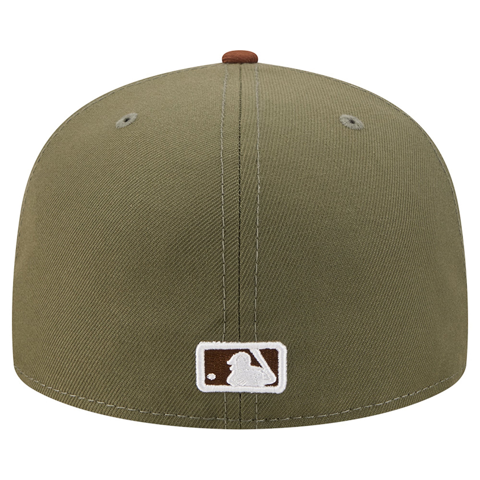 Casquette ajustée New Era 59FIFTY pour homme, coloris olive/marron, Philadelphia Phillies