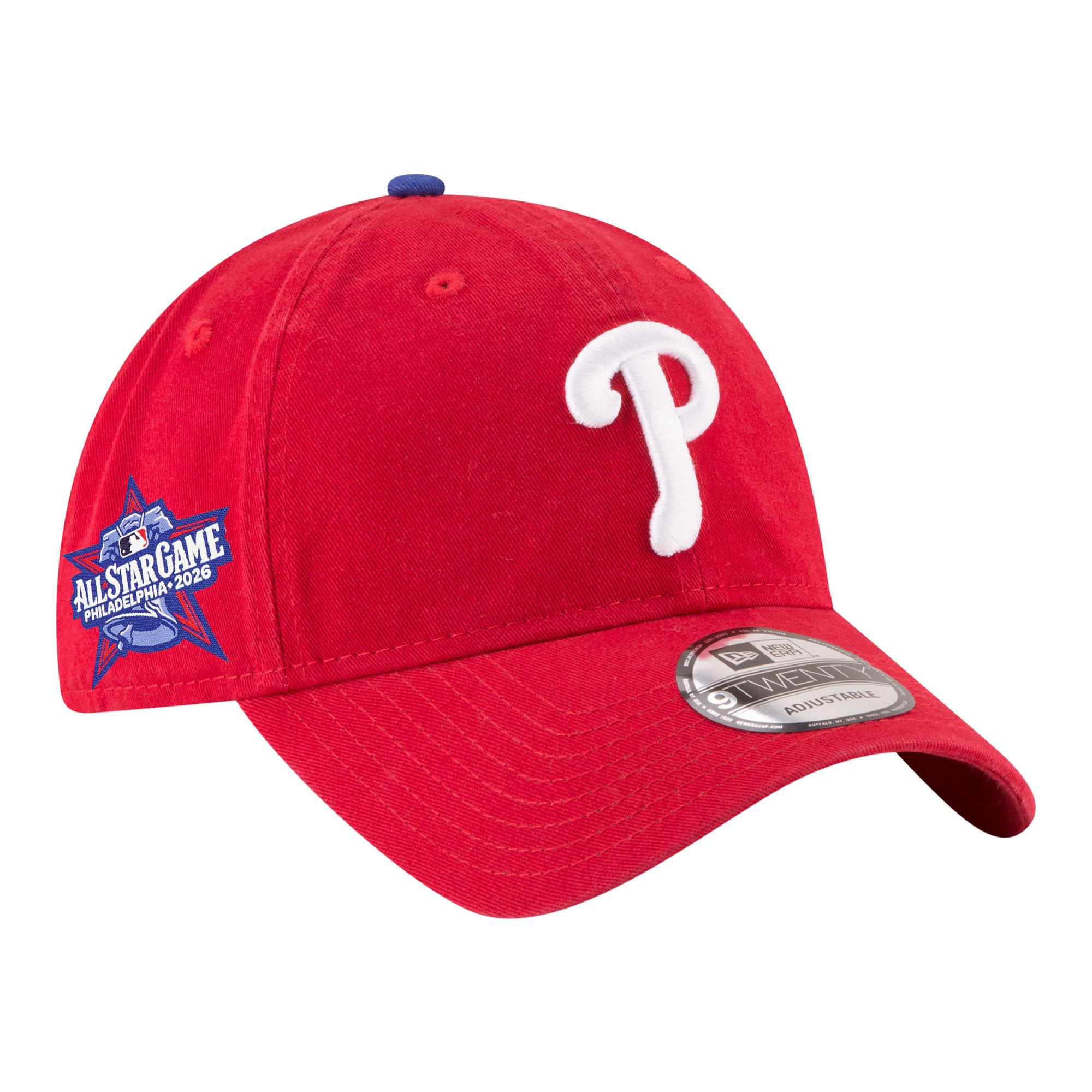 Casquette ajustable New Era rouge Philadelphia Phillies 2026 All-Star Game 9TWENTY pour homme