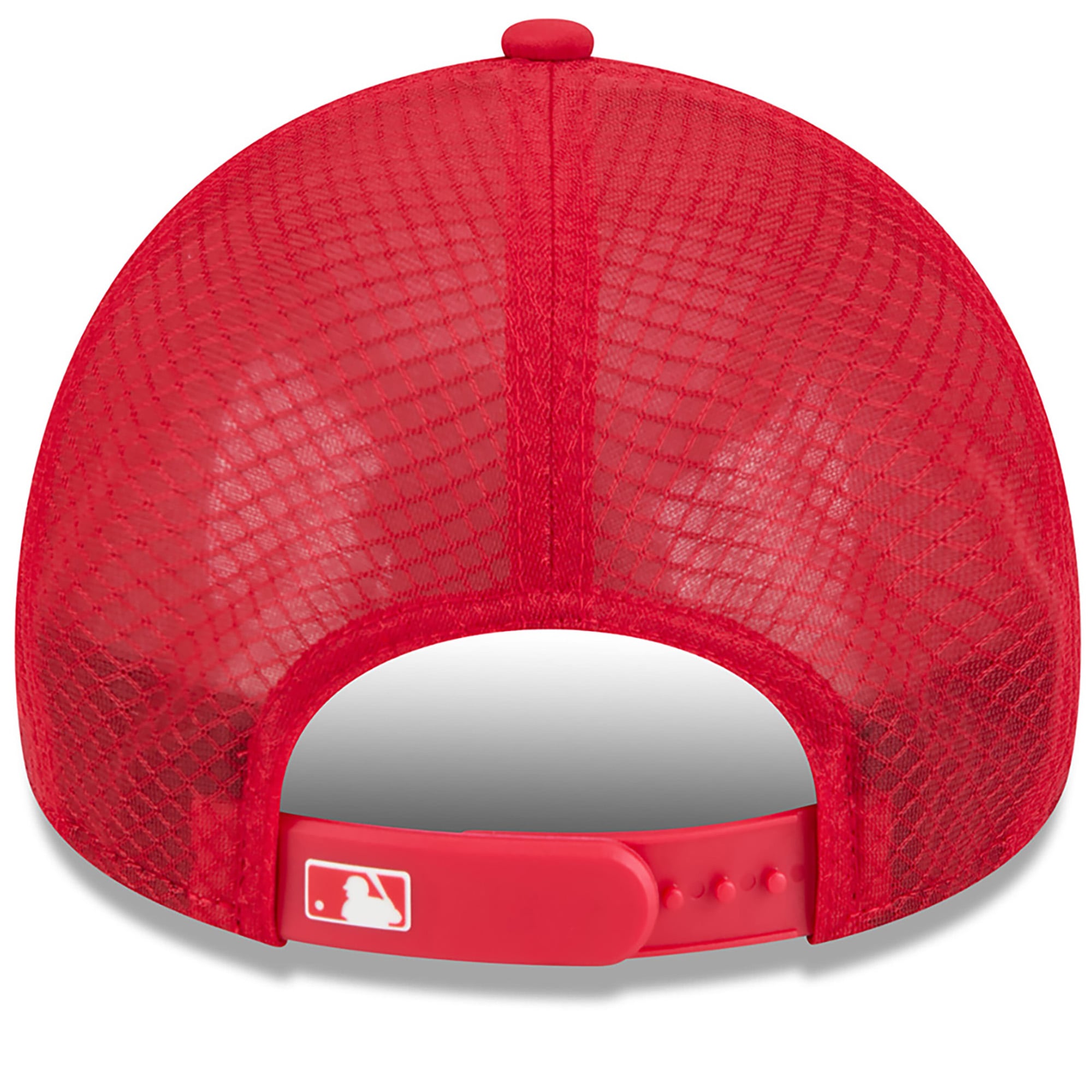 Men's New Era Red Philadelphia Phillies 2026 Batting Practice Alternate Apex 9FORTY Adjustable Hat