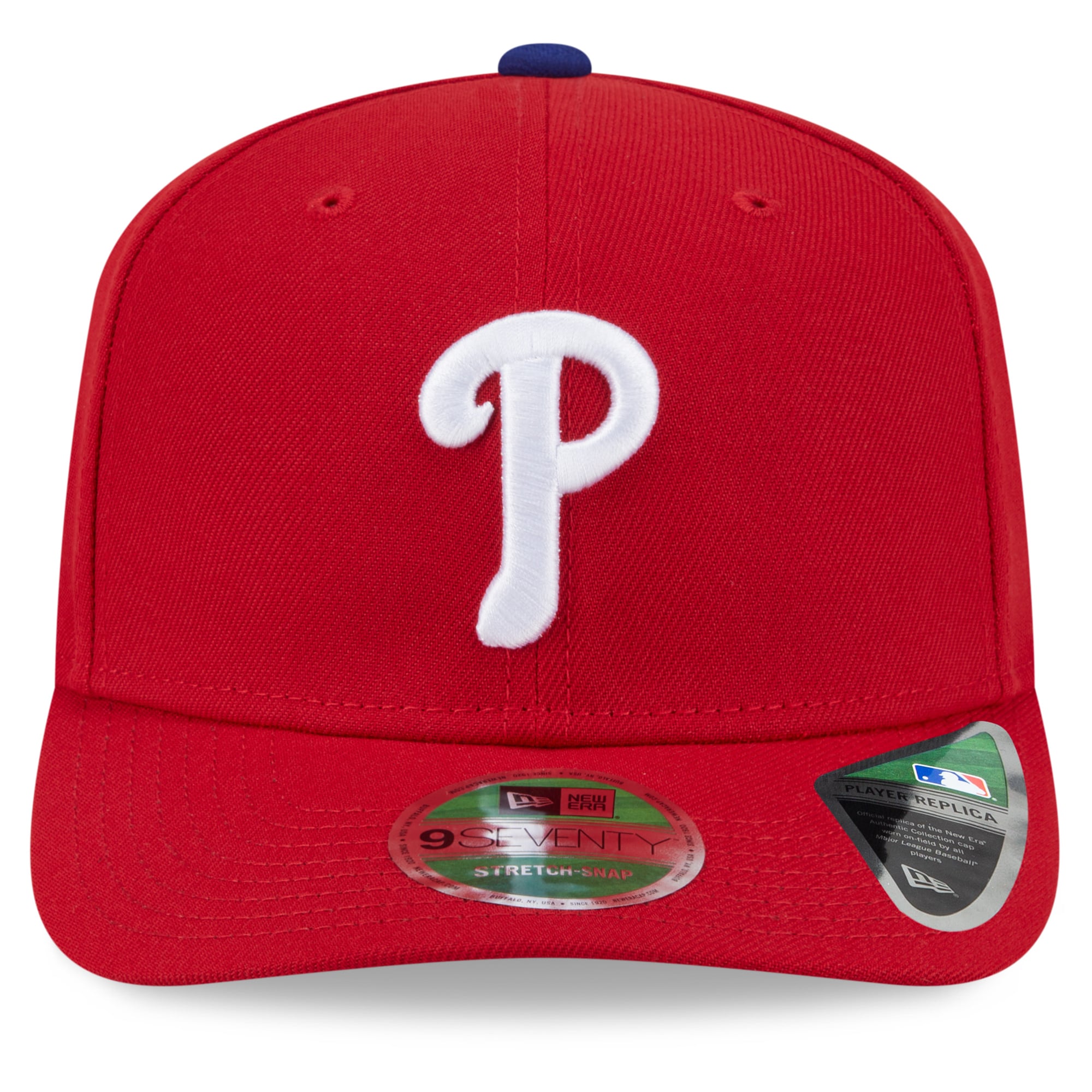 Casquette ajustable New Era rouge Philadelphia Phillies 2026 MLB Postseason Side Patch 9SEVENTY pour homme