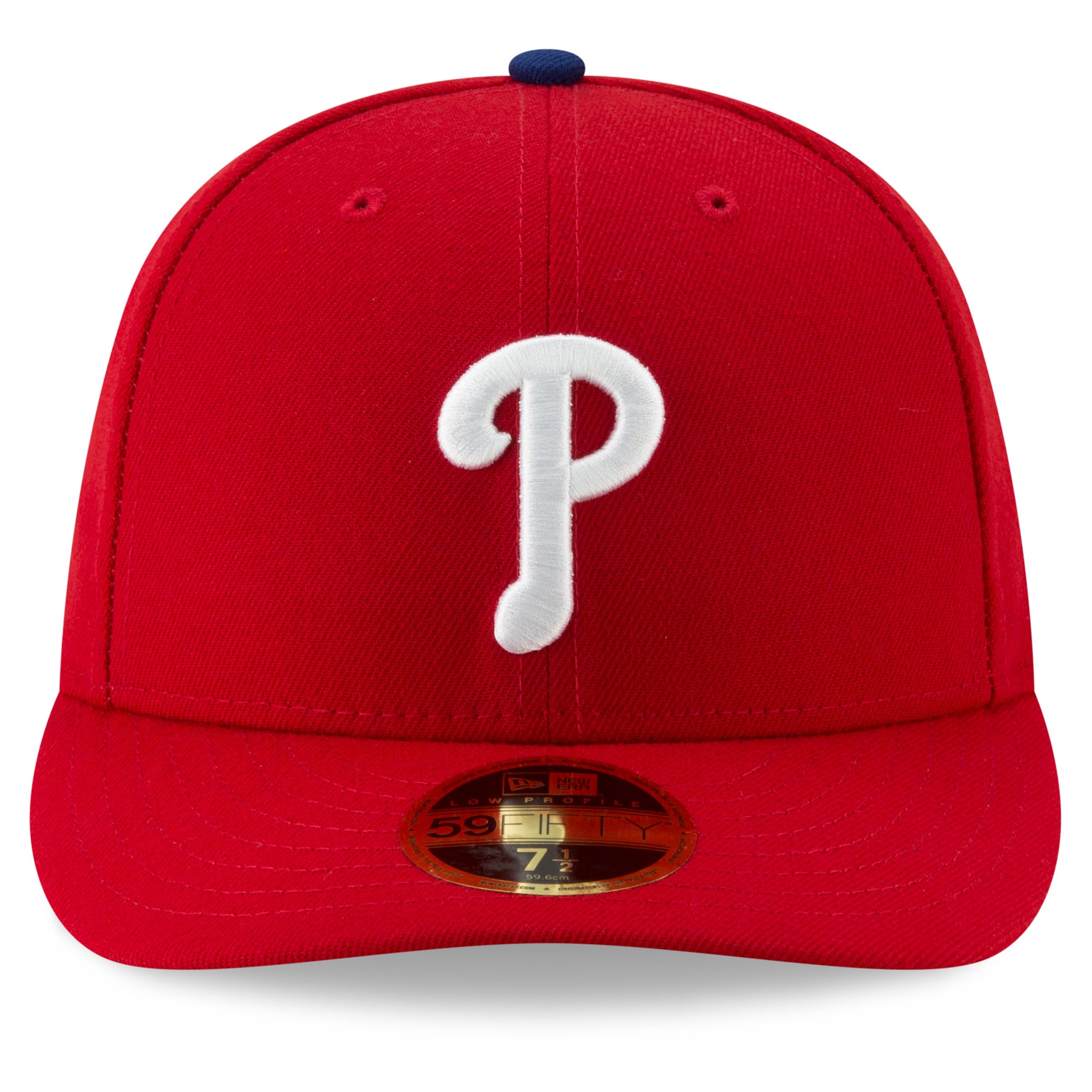 Casquette ajustée New Era rouge Philadelphia Phillies 2026 MLB Postseason Side Patch Low Profile 59FIFTY pour homme