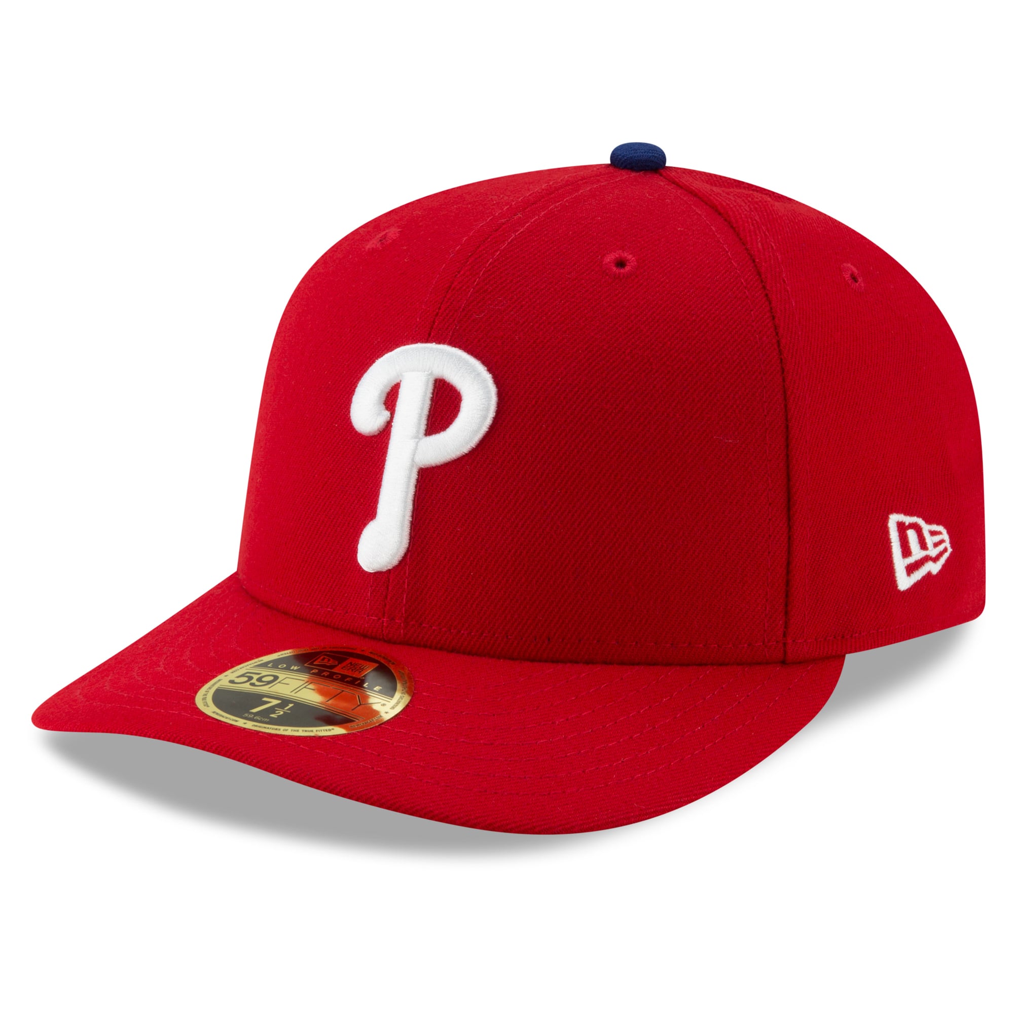 Casquette ajustée New Era rouge Philadelphia Phillies 2026 MLB Postseason Side Patch Low Profile 59FIFTY pour homme