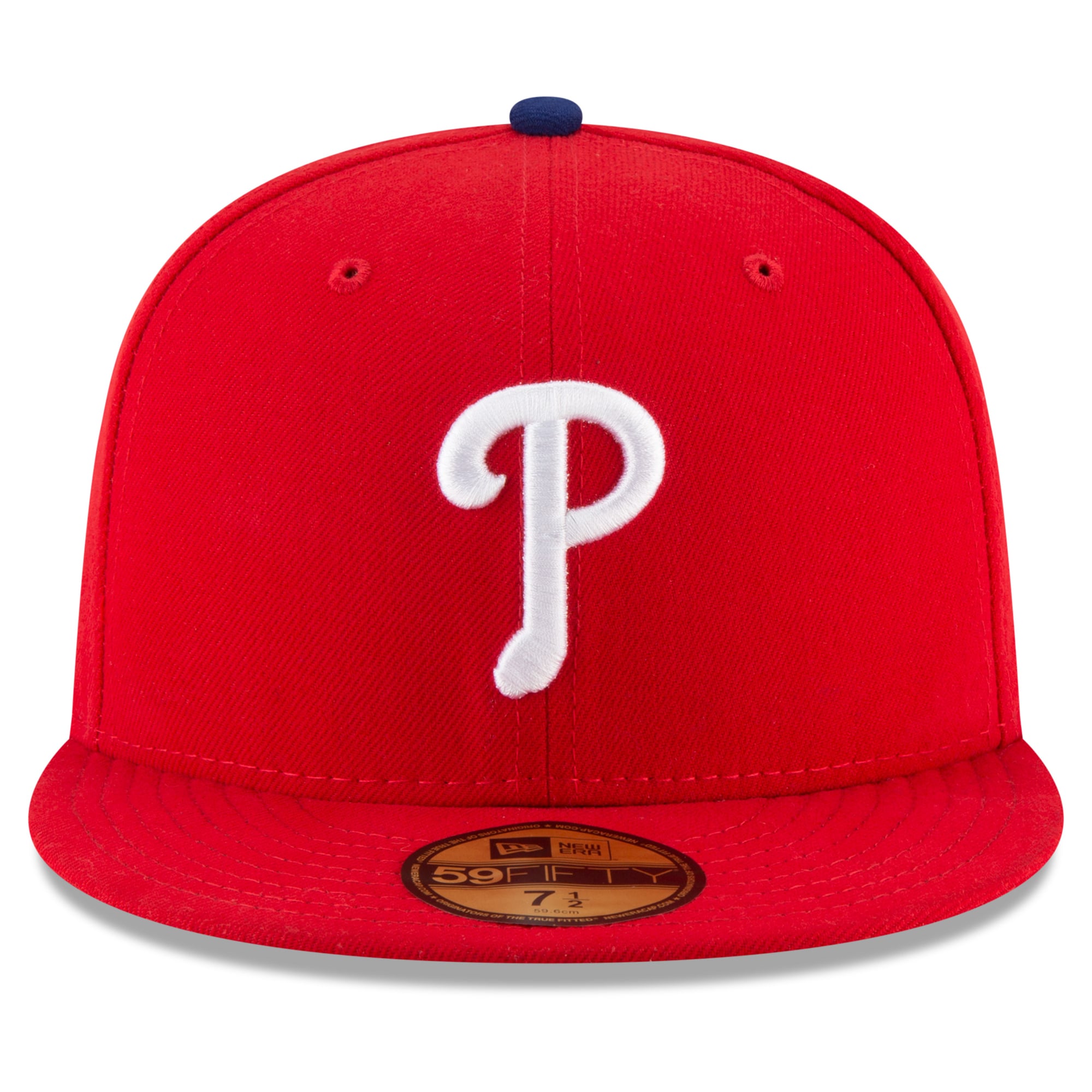 Men's New Era Red Philadelphia Phillies 2026 Players' Weekend Authentic Collection 59FIFTY Fitted Hat