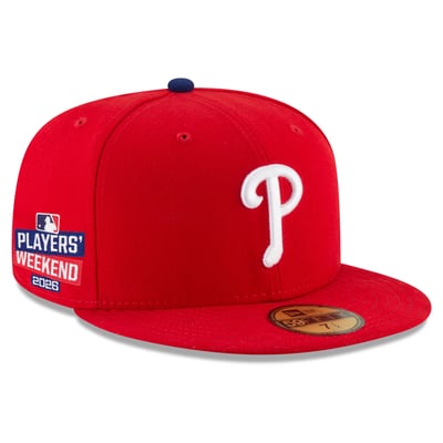 Philadelphia Phillies New Era 2026 Players' Weekend Authentic Collection 59FIFTY Fitted Hat - Red