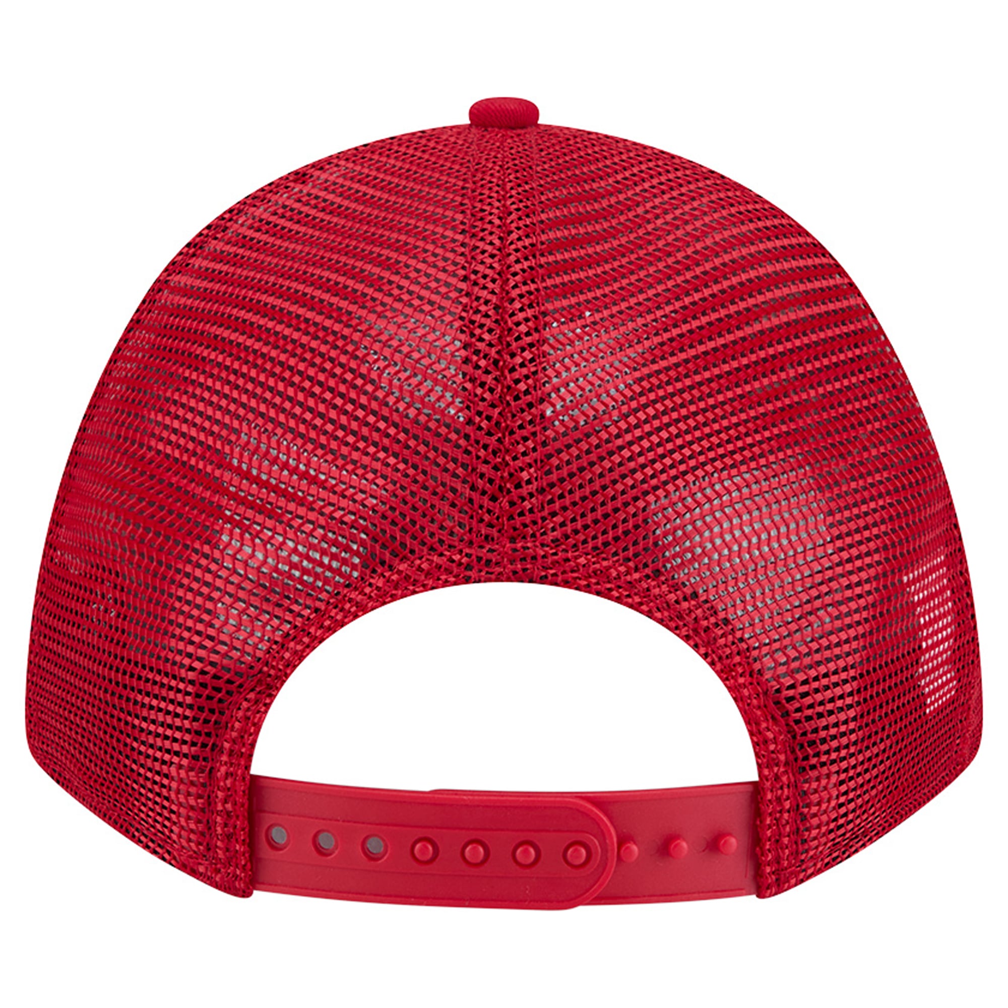 Men's New Era Red Philadelphia Phillies Tonal Icon 9FORTY M-Crown Adjustable Trucker Hat