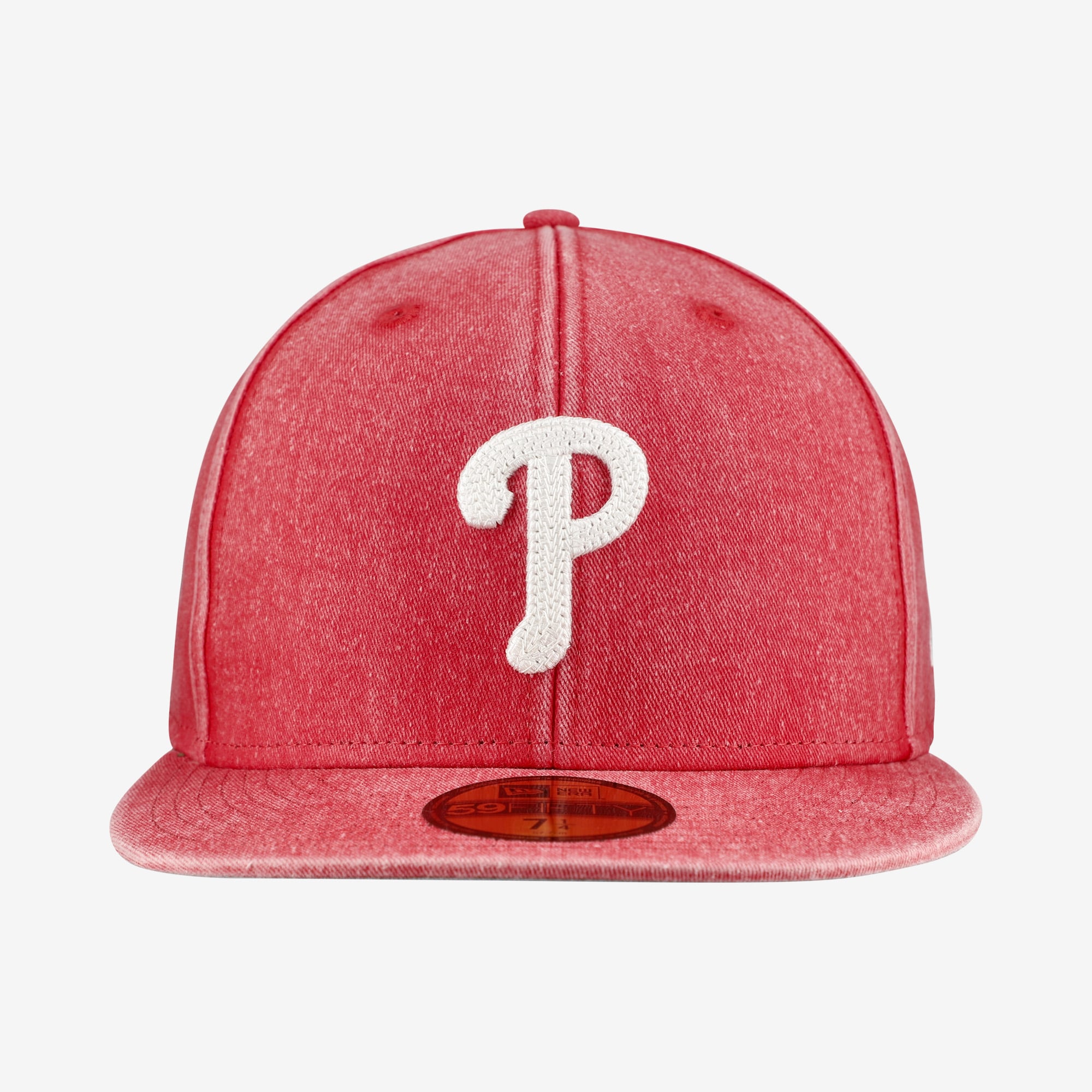Casquette ajustée New Era rouge Philadelphia Phillies 59FIFTY pour homme