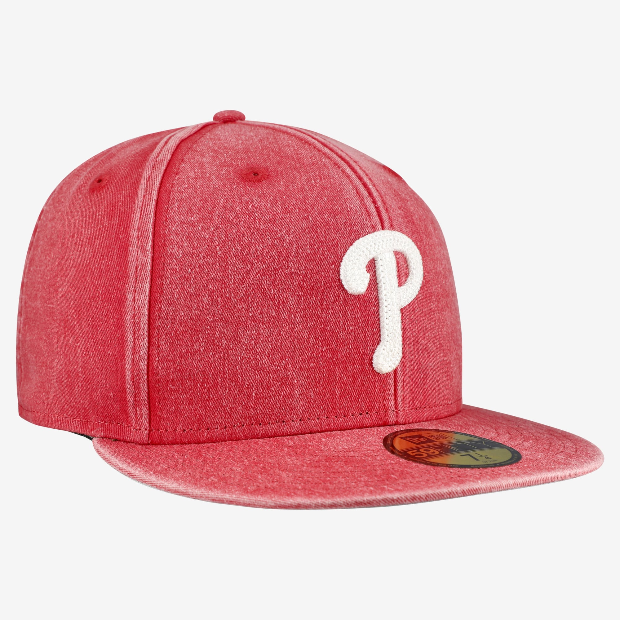 Casquette ajustée New Era rouge Philadelphia Phillies 59FIFTY pour homme