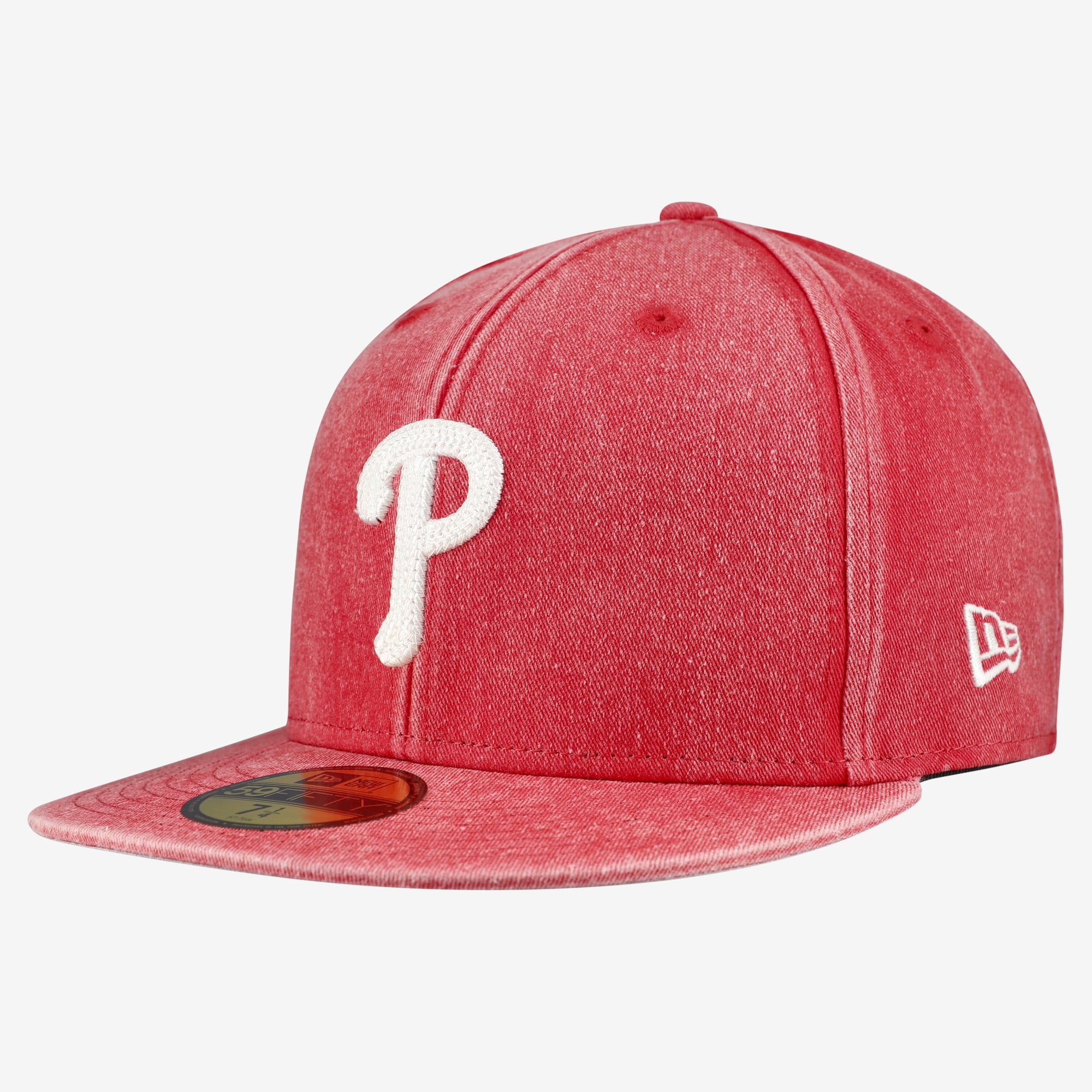 Casquette ajustée New Era rouge Philadelphia Phillies 59FIFTY pour homme