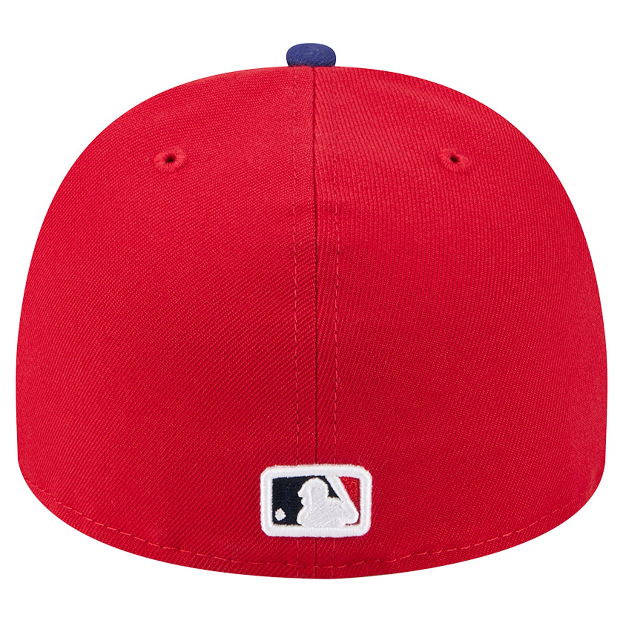 Men's New Era Red/Blue Philadelphia Phillies Cartoon A-Frame 59FIFTY Fitted Hat
