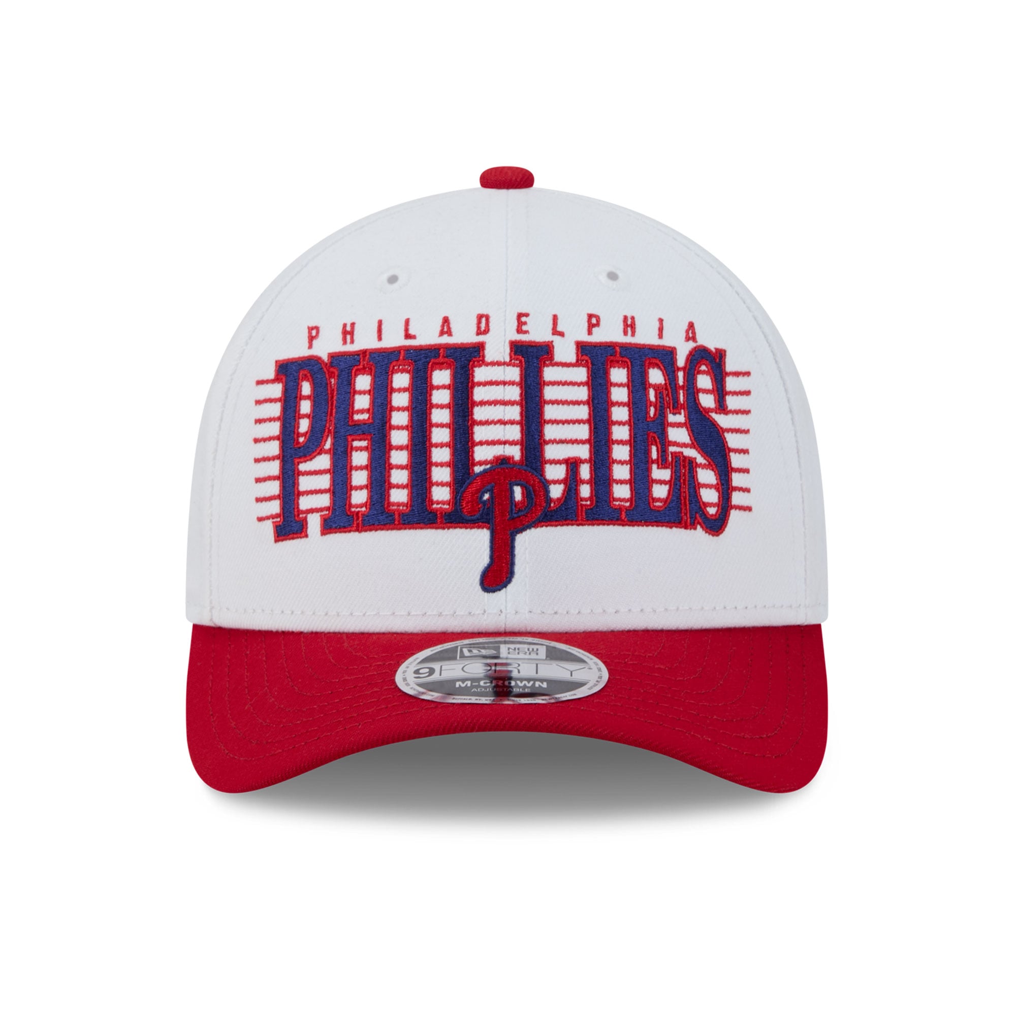 Men's New Era White/Red Philadelphia Phillies Loyal 9FORTY M-Crown Adjustable Hat