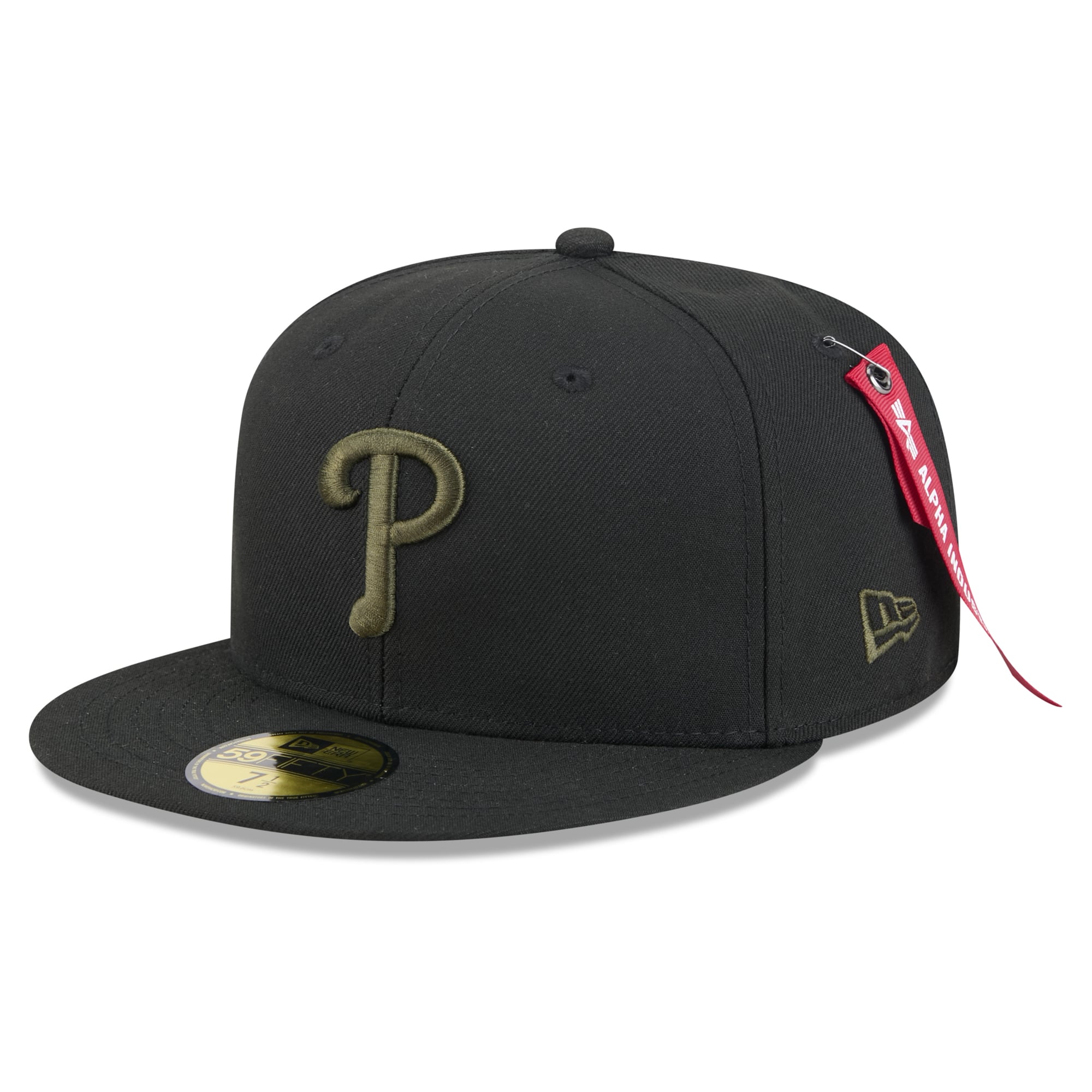 Casquette ajustée New Era x Alpha Industries Philadelphia Phillies noire pour homme