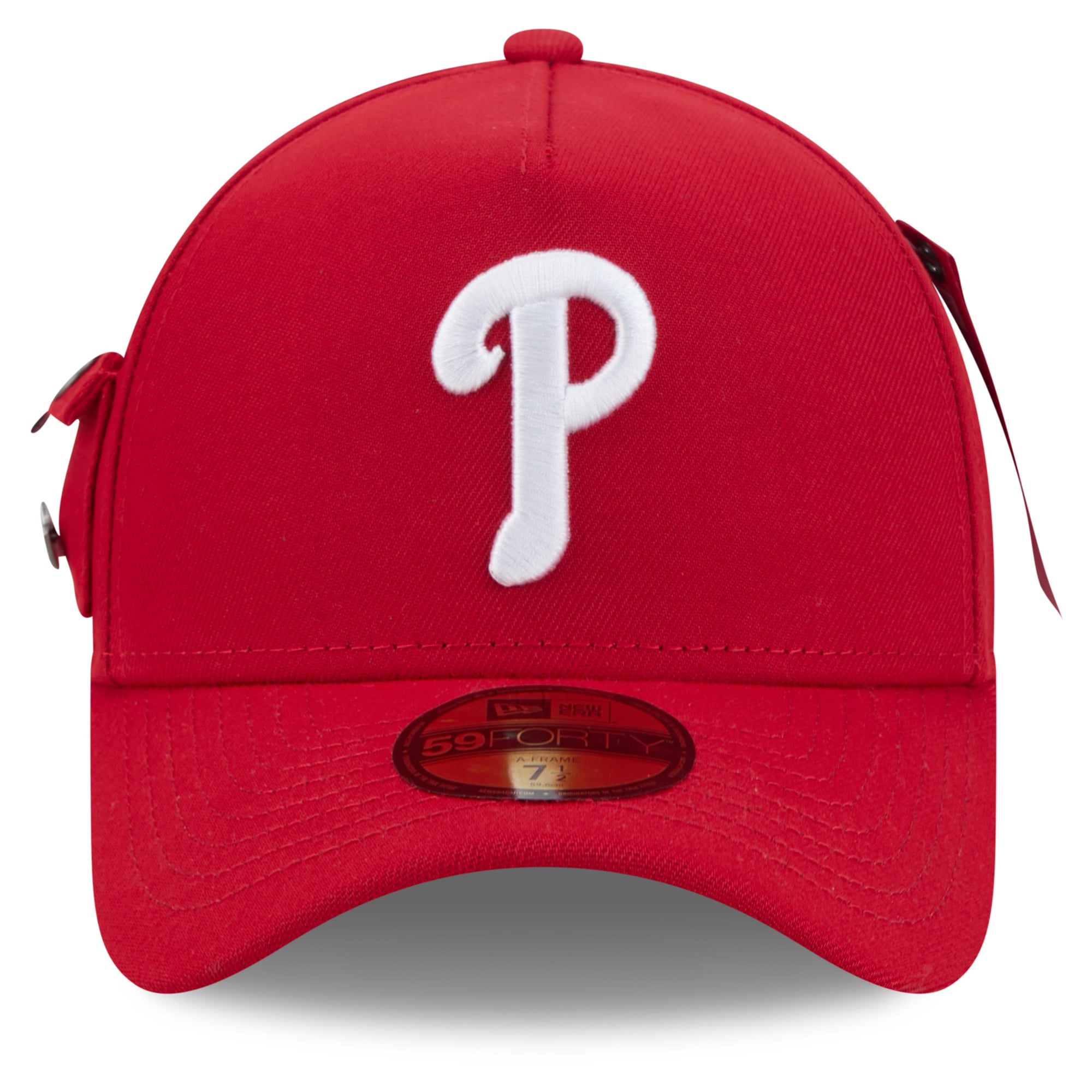Casquette ajustée New Era x Alpha Industries rouge Philadelphia Phillies 59FORTY pour homme
