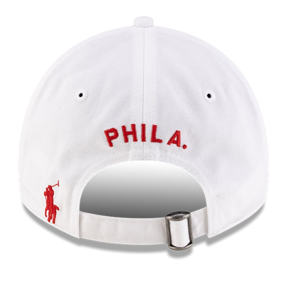 Casquette ajustable New Era x Ralph Lauren blanche Philadelphia Phillies 9TWENTY pour homme