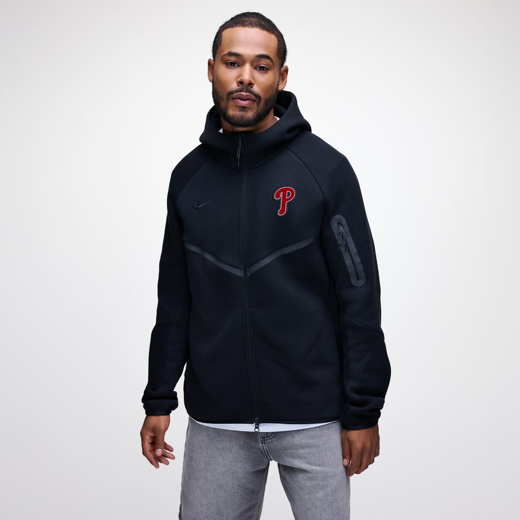 メンズ Nike ブラック フィラデルフィア・フィリーズ Tech フリース 