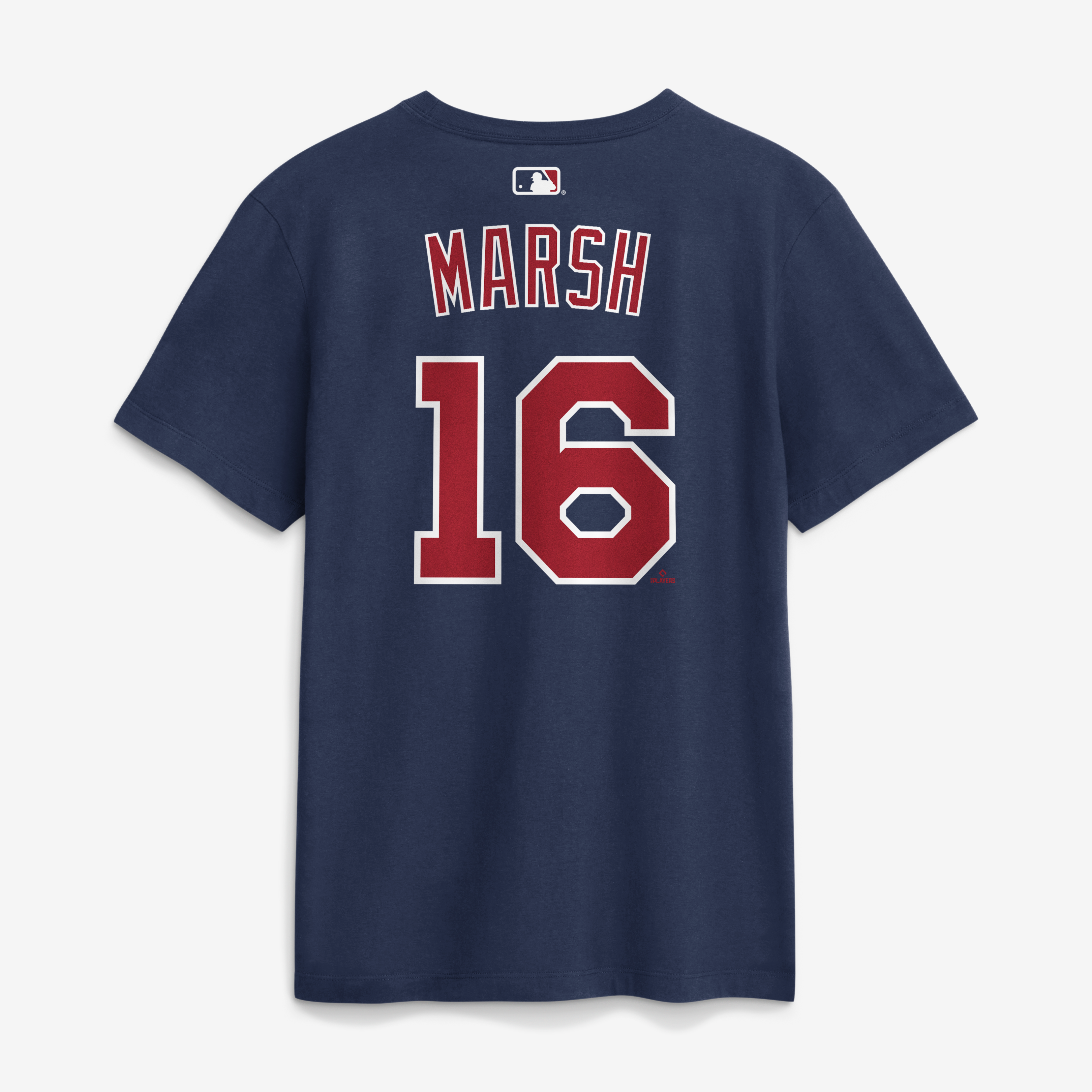 T-shirt Nike Brandon Marsh bleu marine Philadelphia Phillies 2026 Field of Dreams pour homme, avec nom et numéro