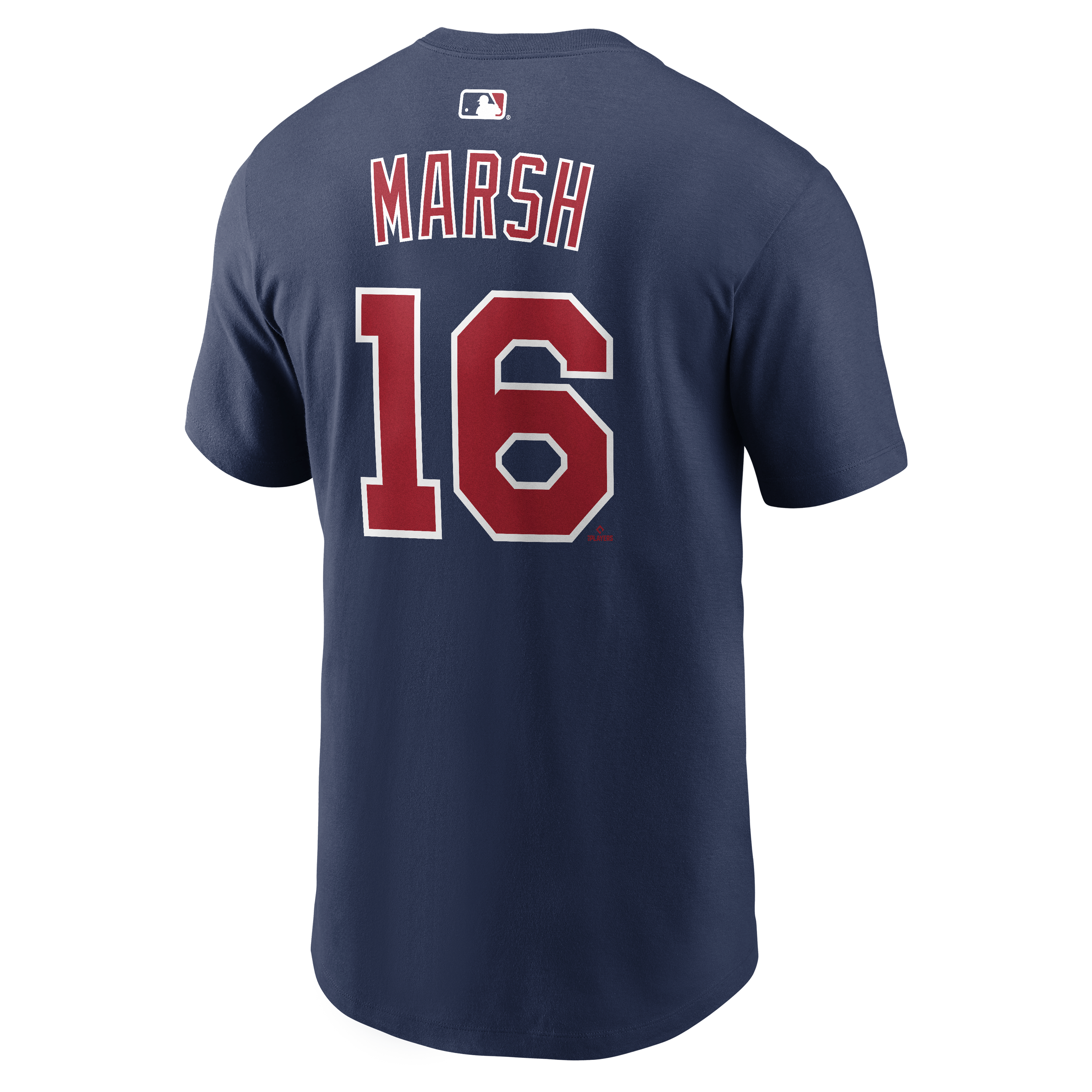 T-shirt Nike Brandon Marsh bleu marine Philadelphia Phillies 2026 Field of Dreams pour homme, avec nom et numéro