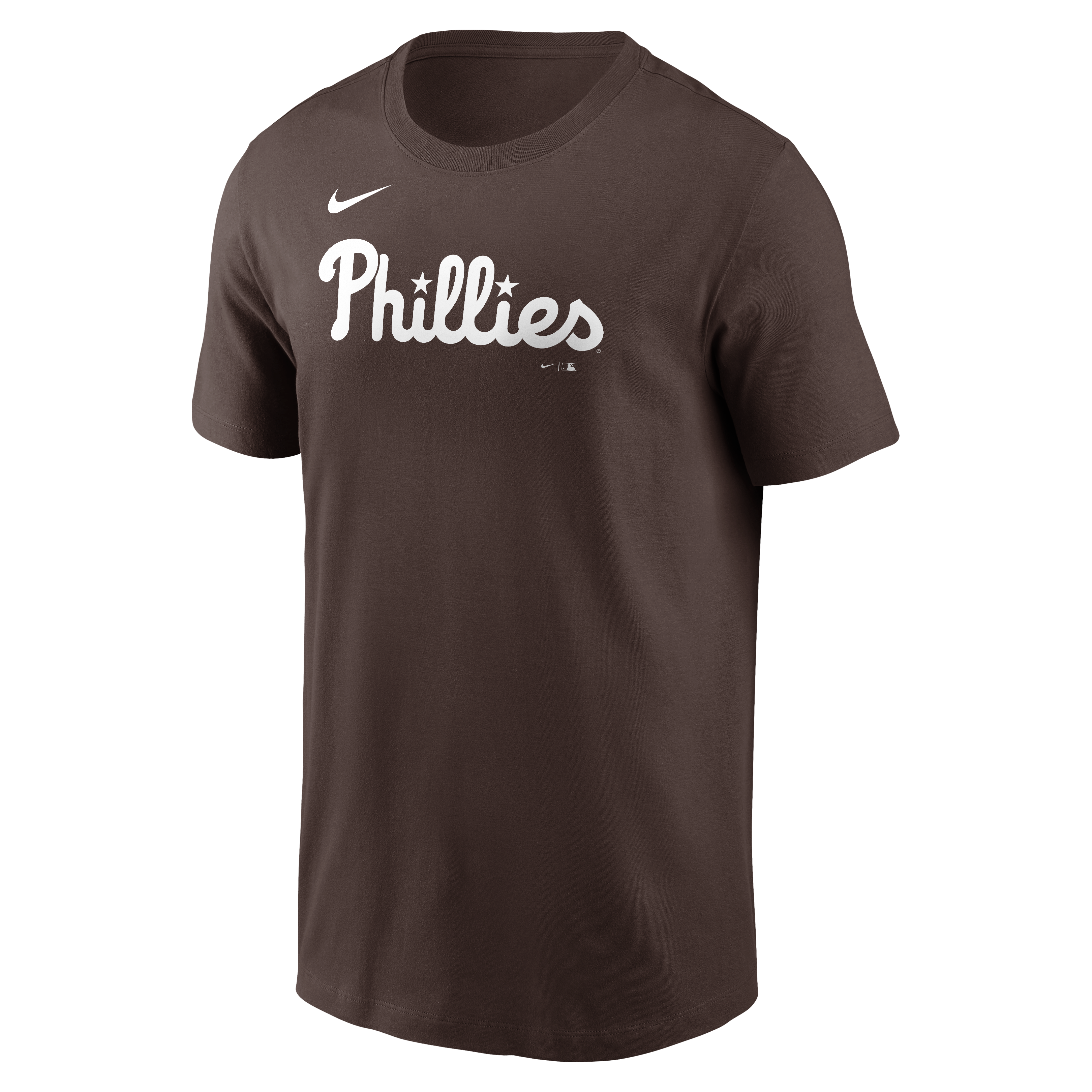 T-shirt Nike Core Cinder marron pour homme, Philadelphia Phillies