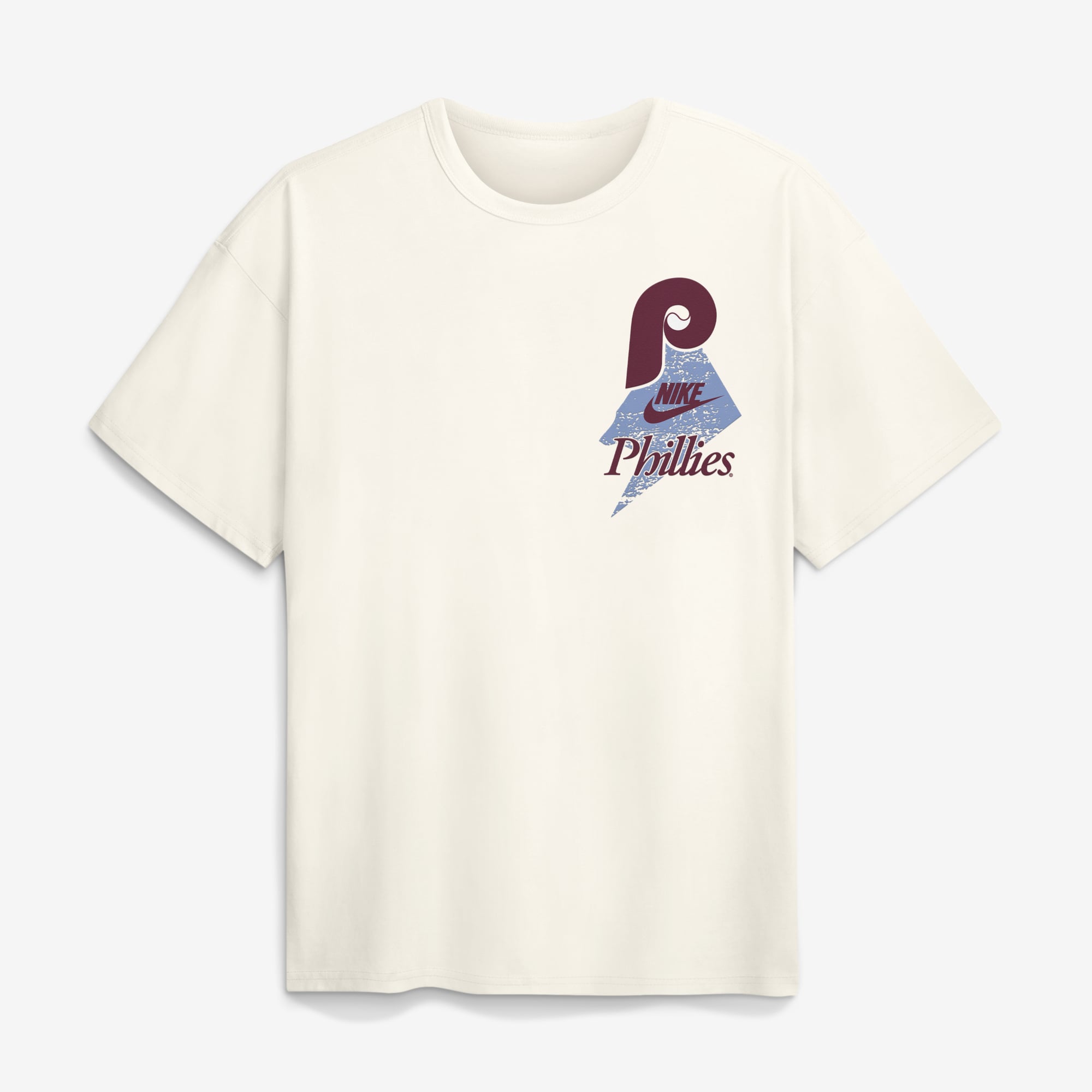 Men's Nike Cream Philadelphia Phillies Max90 Arch Heavyweight T-Shirt