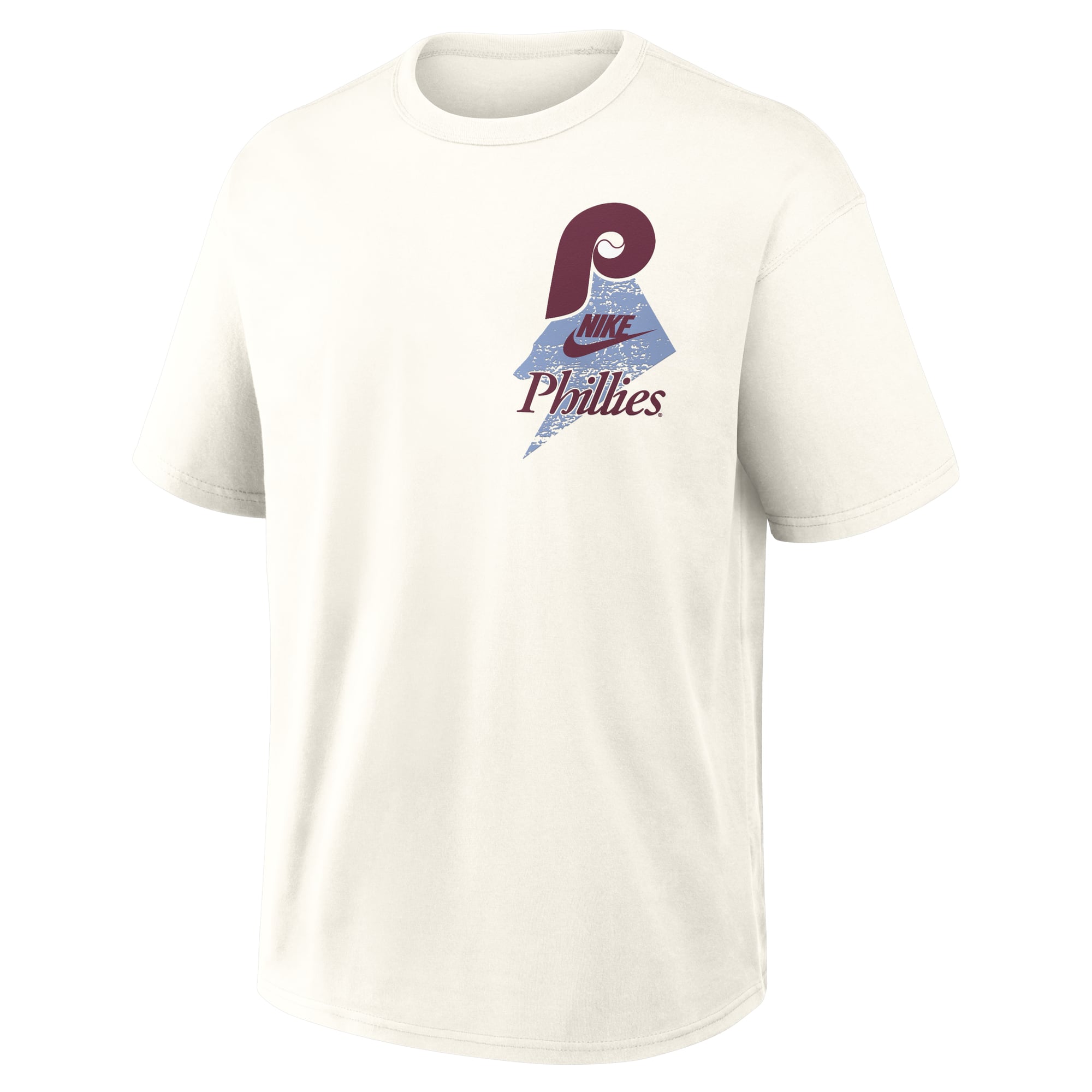 Men's Nike Cream Philadelphia Phillies Max90 Arch Heavyweight T-Shirt