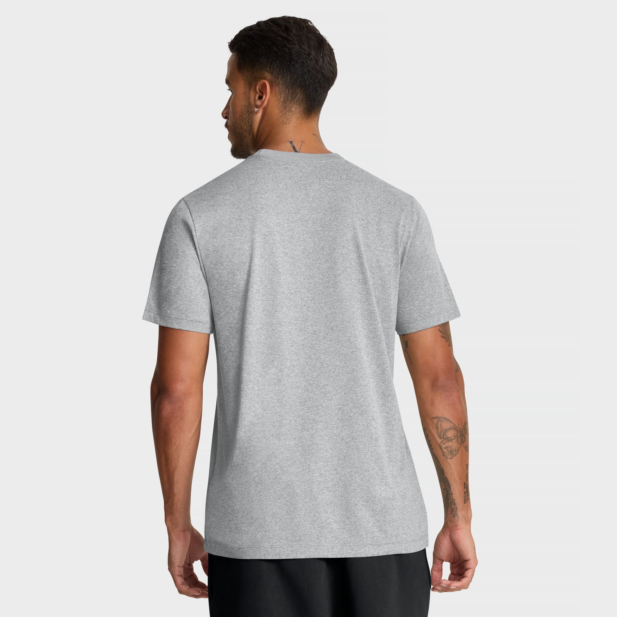 T-shirt Nike Legend Dri-FIT gris chiné pour homme, avec logo Swoosh des Phillies de Philadelphie.