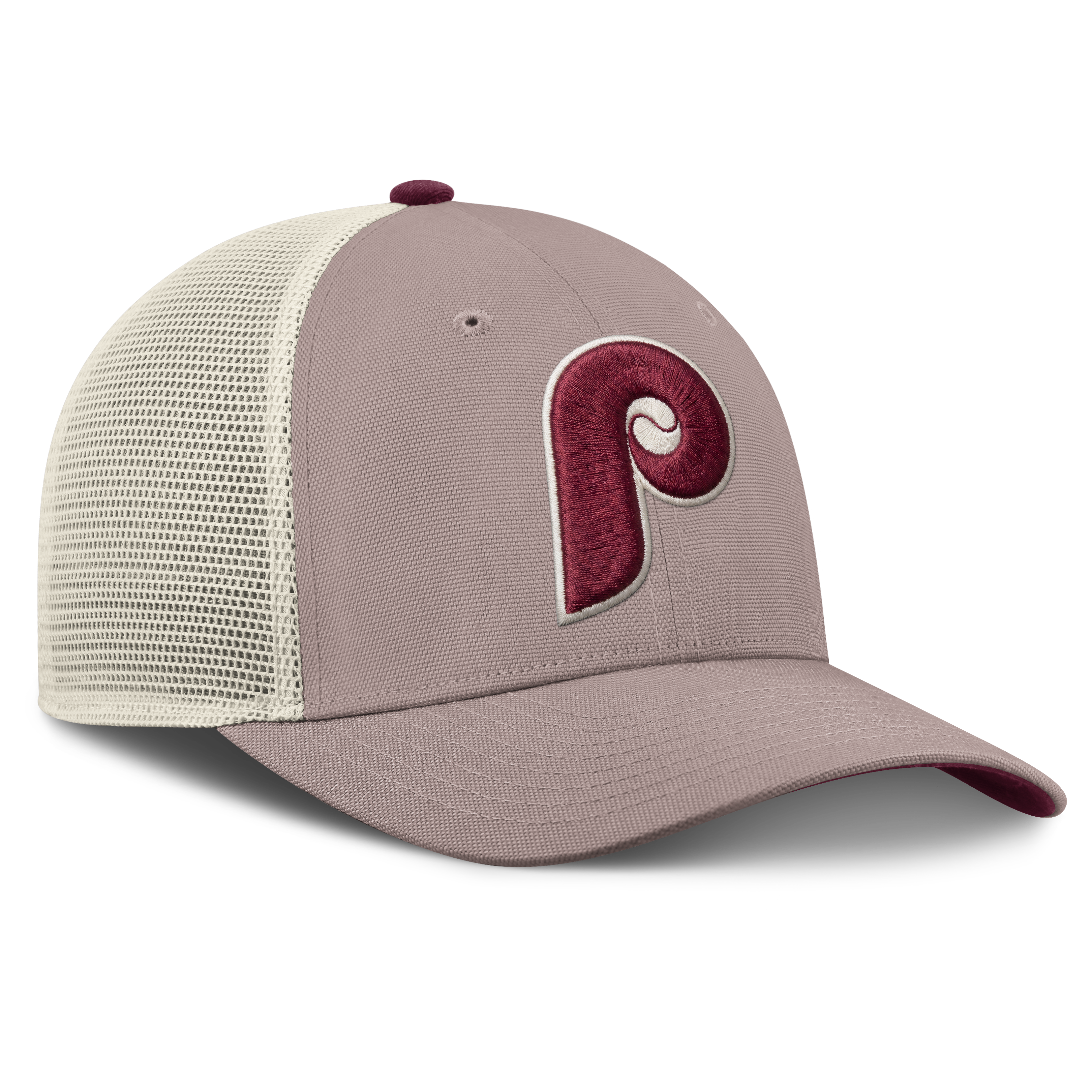 Casquette trucker ajustable Nike kaki Philadelphia Phillies Cooperstown Rise pour homme