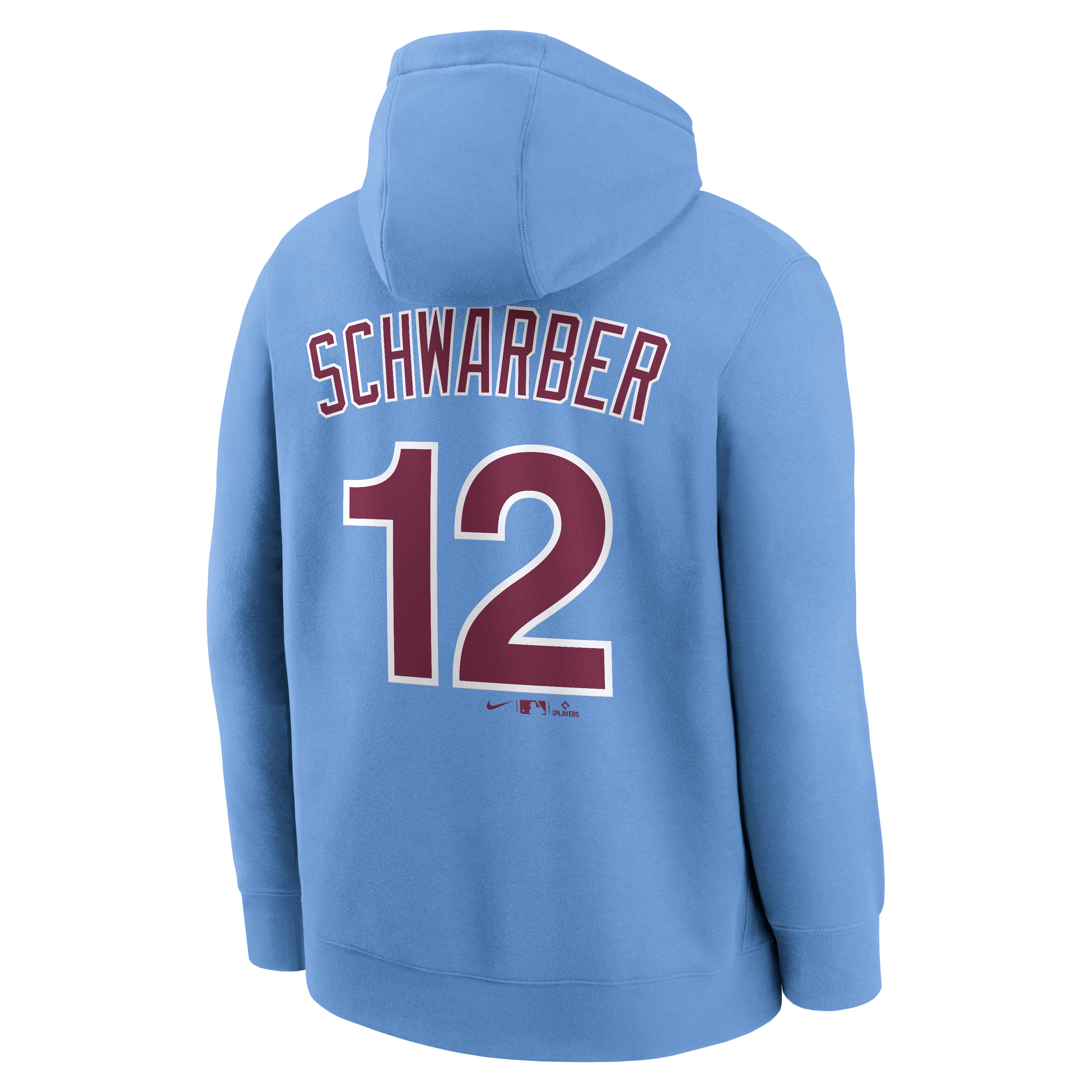 Sweat à capuche polaire Nike Kyle Schwarber rouge Philadelphia Phillies pour homme