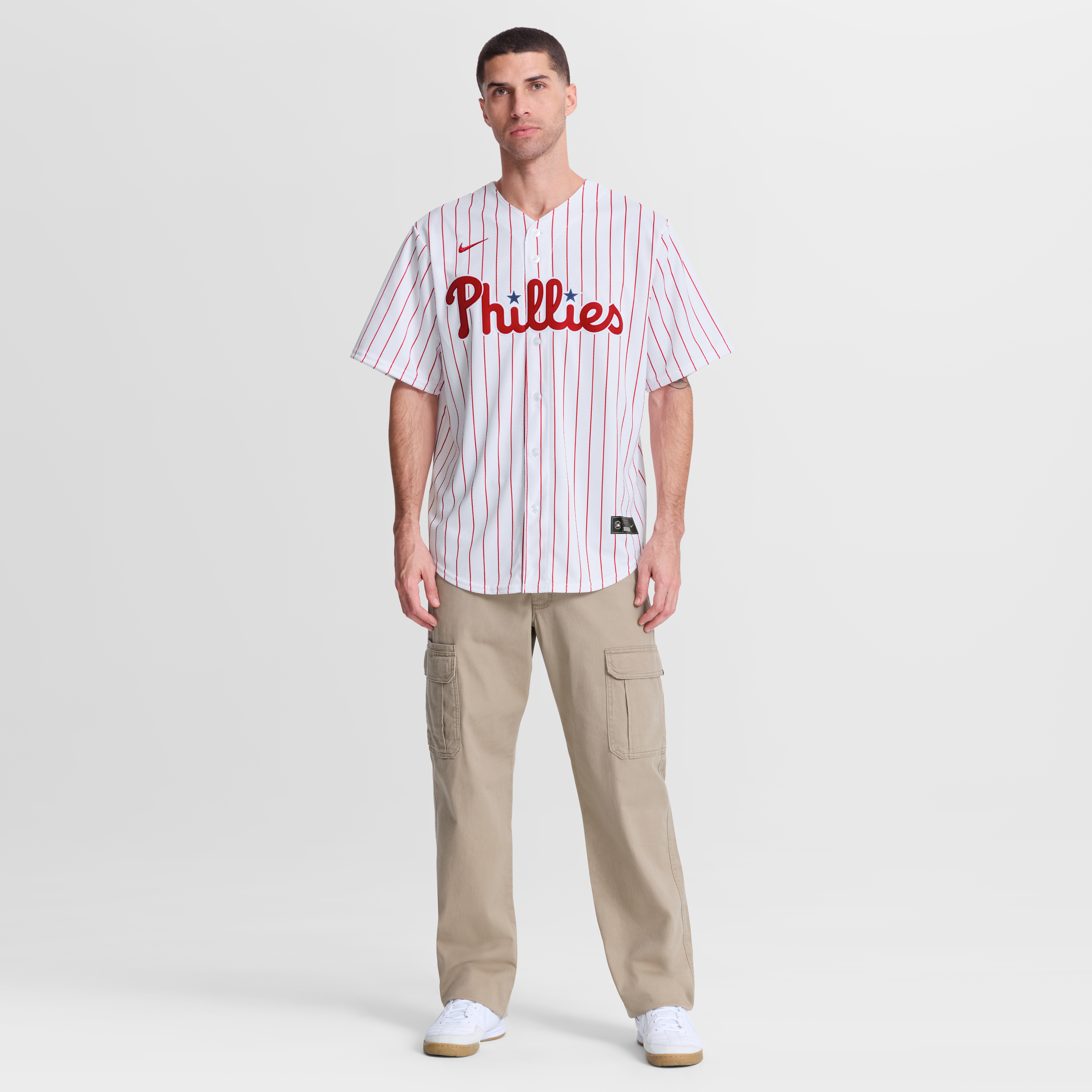 Men's Nike Kyle Schwarber White Philadelphia Phillies Home Replica Jersey