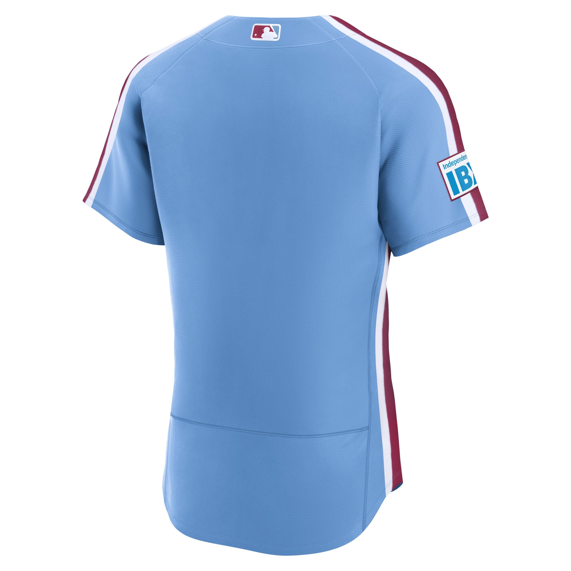 Men's Nike White Philadelphia Phillies Home Sponsor Patch Authentic Jersey
